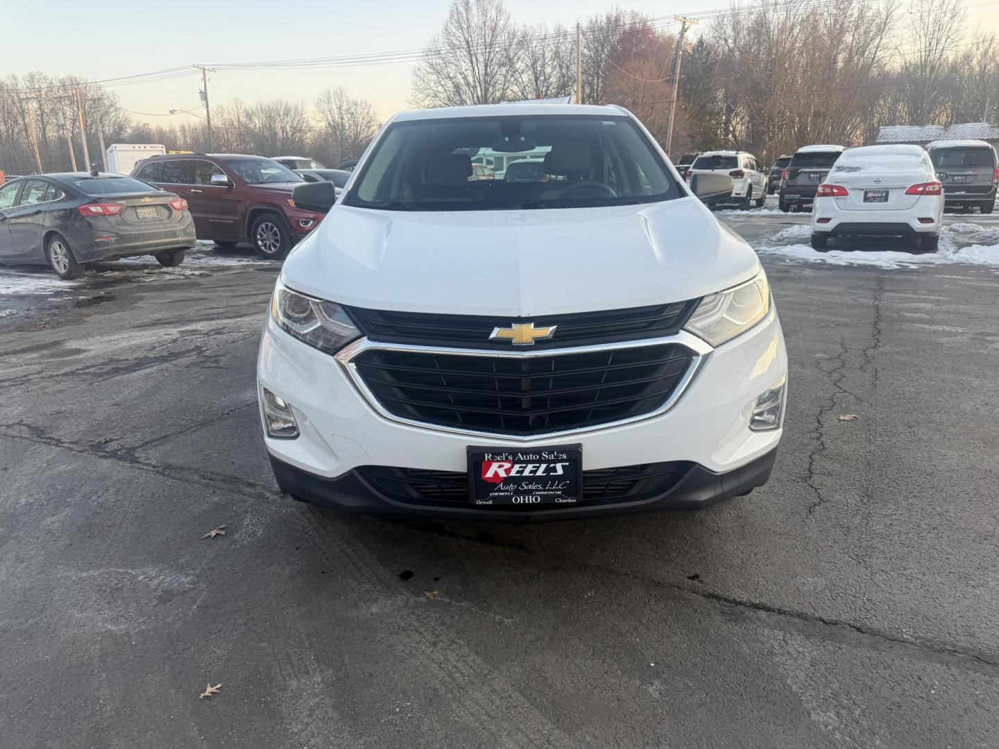 2019 White /White Chevrolet Equinox LS AWD (3GNAXSEV9KS) with an 1.5L I4 DOHC 16V TURBO engine, Automatic transmission, located at 547 E. Main St., Orwell, OH, 44076, (440) 437-5893, 41.535435, -80.847855 - One Owner ---- 2019 Chevrolet Equinox LS AWD – Efficient, Versatile, and Connected for Everyday Driving Enjoy the perfect blend of fuel efficiency, capability, and modern technology with this 2019 Chevrolet Equinox LS AWD. Featuring a responsive 1.5L Turbocharged EcoTec I4 engine paired with a - Photo#1