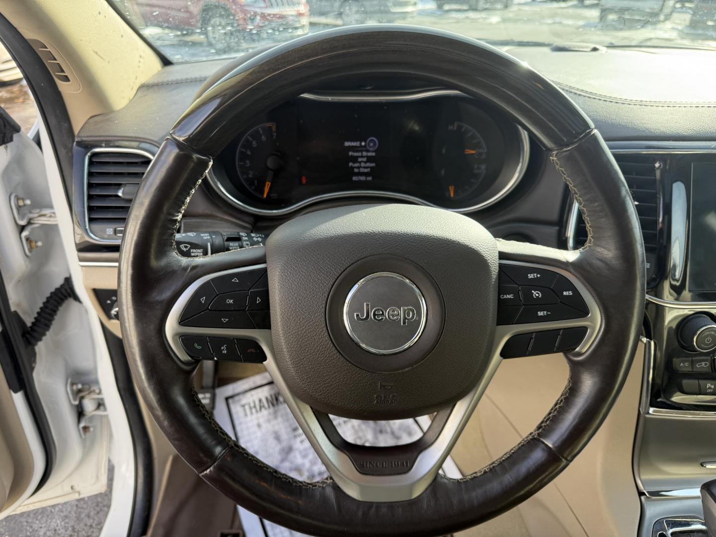 2020 White /Brown Jeep Grand Cherokee Overland 4WD (1C4RJFCG0LC) with an 3.6L V6 DOHC 24V engine, Automatic transmission, located at 547 E. Main St., Orwell, OH, 44076, (440) 437-5893, 41.535435, -80.847855 - 2020 Jeep Grand Cherokee Overland 4WD – Premium Luxury, Off-Road Capability, and Advanced Safety Elevate your driving experience with this 2020 Jeep Grand Cherokee Overland. Powered by a robust 3.6L Pentastar V6 engine and an 8-speed automatic transmission, this SUV offers a refined blend of po - Photo#27