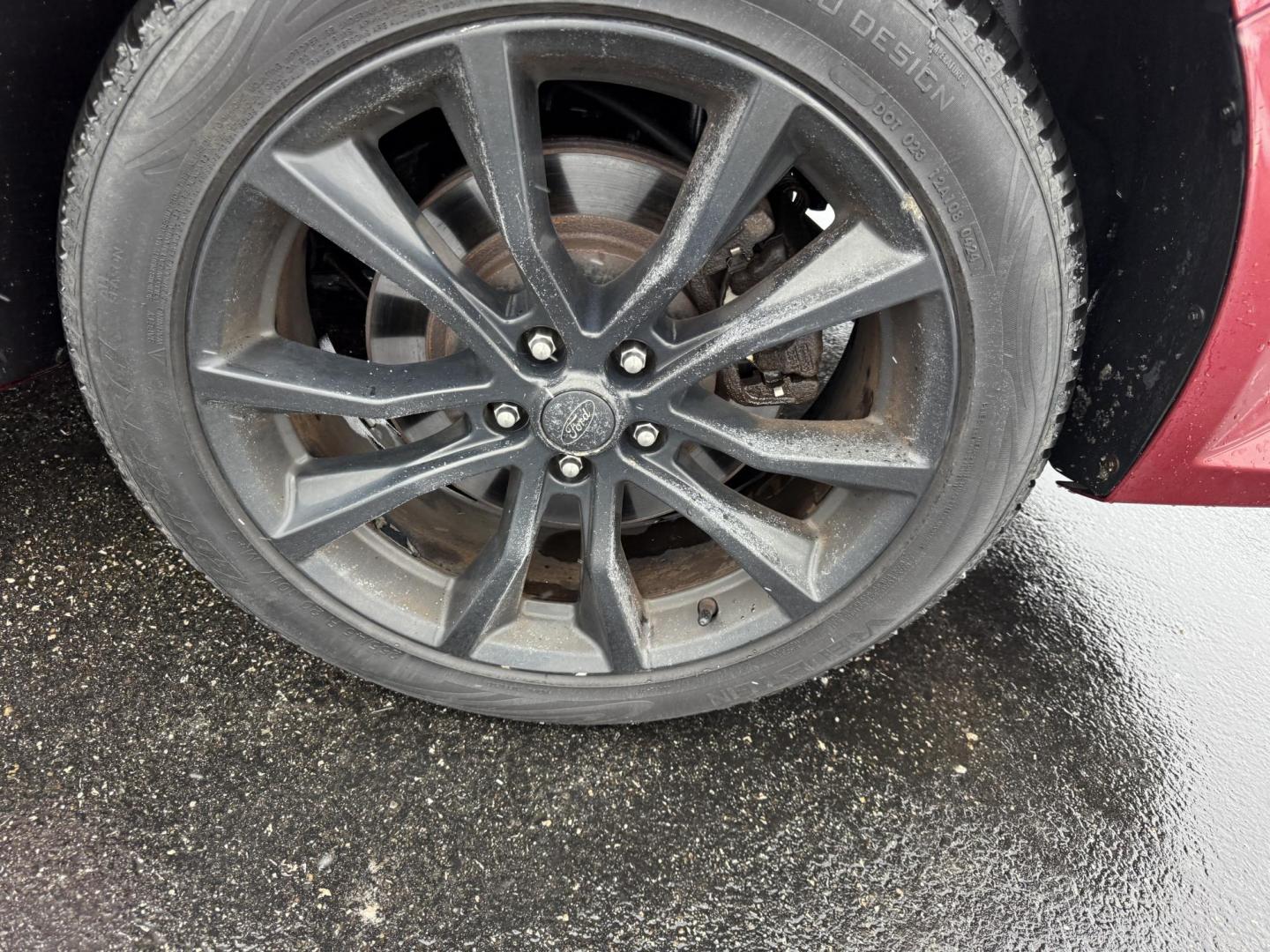 2017 Red /Gray Ford Flex Limited AWD w/EcoBoost (2FMHK6DTXHB) with an 3.5L V6 DOHC 24V TWIN TURBO engine, Automatic transmission, located at 11115 Chardon Rd. , Chardon, OH, 44024, (440) 214-9705, 41.580246, -81.241943 - Photo#11