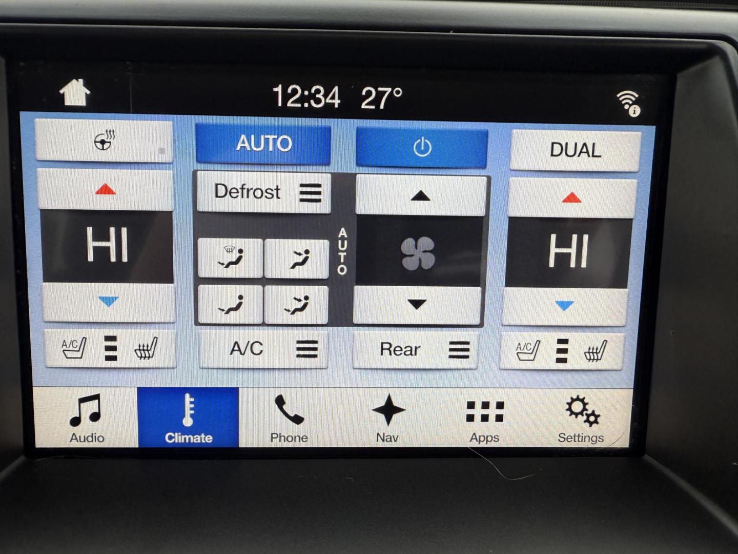 2017 Red /Gray Ford Flex Limited AWD w/EcoBoost (2FMHK6DTXHB) with an 3.5L V6 DOHC 24V TWIN TURBO engine, Automatic transmission, located at 11115 Chardon Rd. , Chardon, OH, 44024, (440) 214-9705, 41.580246, -81.241943 - Photo#32