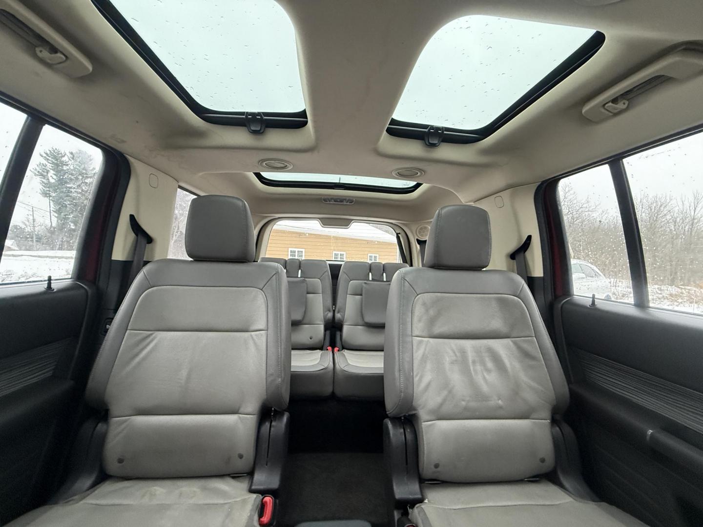 2017 Red /Gray Ford Flex Limited AWD w/EcoBoost (2FMHK6DTXHB) with an 3.5L V6 DOHC 24V TWIN TURBO engine, Automatic transmission, located at 11115 Chardon Rd. , Chardon, OH, 44024, (440) 214-9705, 41.580246, -81.241943 - Photo#39