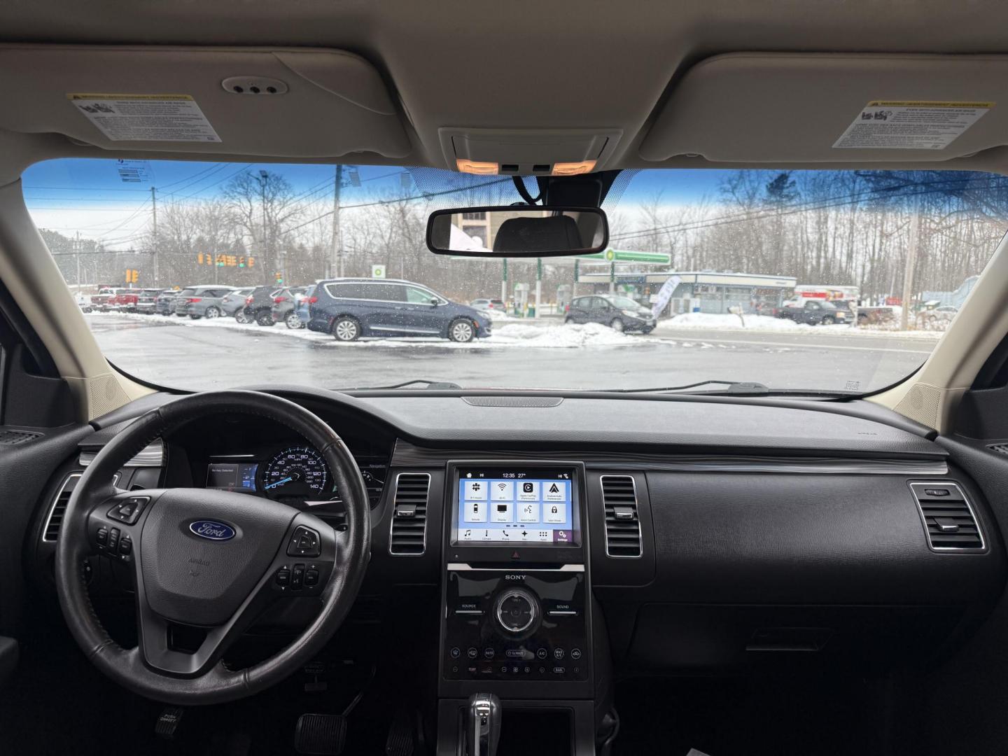 2017 Red /Gray Ford Flex Limited AWD w/EcoBoost (2FMHK6DTXHB) with an 3.5L V6 DOHC 24V TWIN TURBO engine, Automatic transmission, located at 11115 Chardon Rd. , Chardon, OH, 44024, (440) 214-9705, 41.580246, -81.241943 - Photo#43