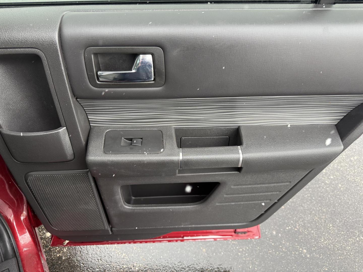 2017 Red /Gray Ford Flex Limited AWD w/EcoBoost (2FMHK6DTXHB) with an 3.5L V6 DOHC 24V TWIN TURBO engine, Automatic transmission, located at 11115 Chardon Rd. , Chardon, OH, 44024, (440) 214-9705, 41.580246, -81.241943 - Photo#47