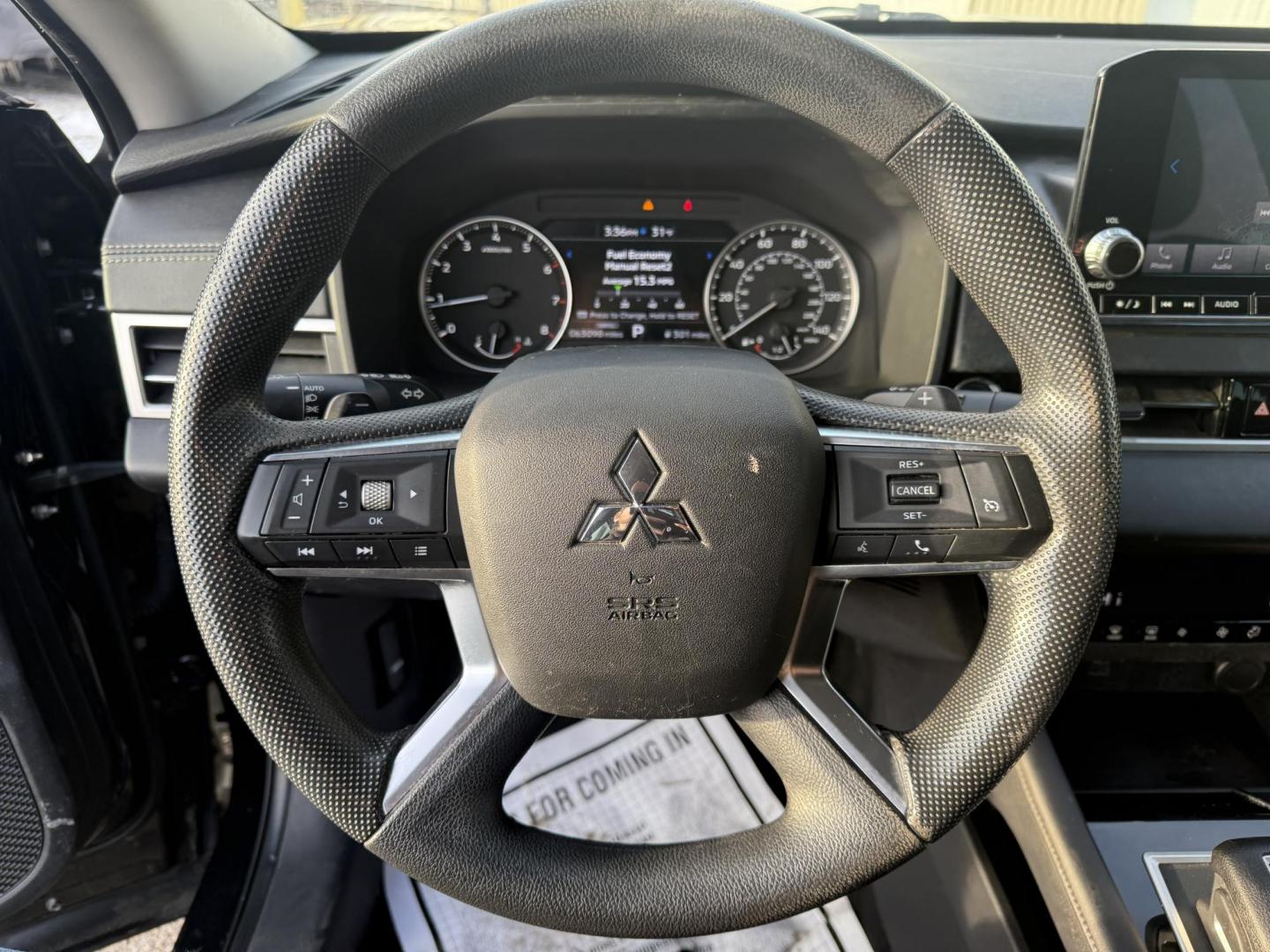 2022 Black /Black Mitsubishi Outlander ES 4WD (JA4J4TA82NZ) with an 2.5L I4 DOHC 16V engine, Automatic transmission, located at 547 E. Main St., Orwell, OH, 44076, (440) 437-5893, 41.535435, -80.847855 - Photo#23