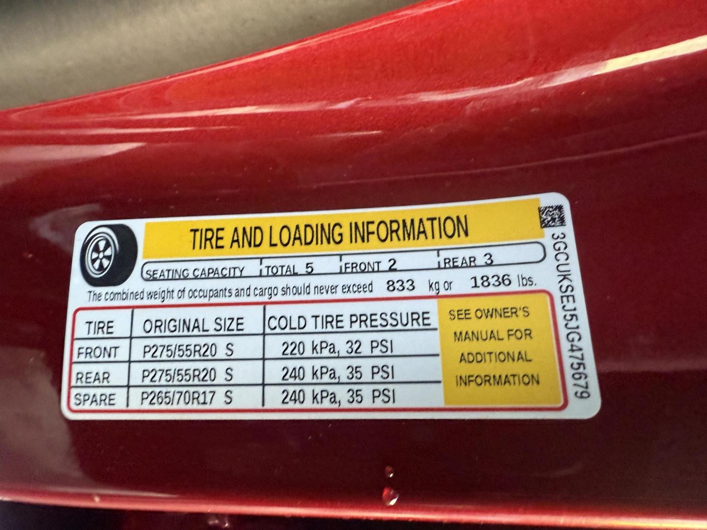 2018 Red /Black Chevrolet Silverado 1500 LTZ Crew Cab 4WD (3GCUKSEJ5JG) with an 6.2L V8 OHV 16V engine, Automatic transmission, located at 547 E. Main St., Orwell, OH, 44076, (440) 437-5893, 41.535435, -80.847855 - 2018 Chevrolet Silverado 1500 LTZ Crew Cab 4WD – Unmatched Power, Premium Comfort, and Advanced Technology Experience the perfect combination of strength, luxury, and innovation with this 2018 Chevrolet Silverado 1500 LTZ Crew Cab 4WD. Under the hood, a commanding 6.2L EcoTec3 V8 engine deliver - Photo#22