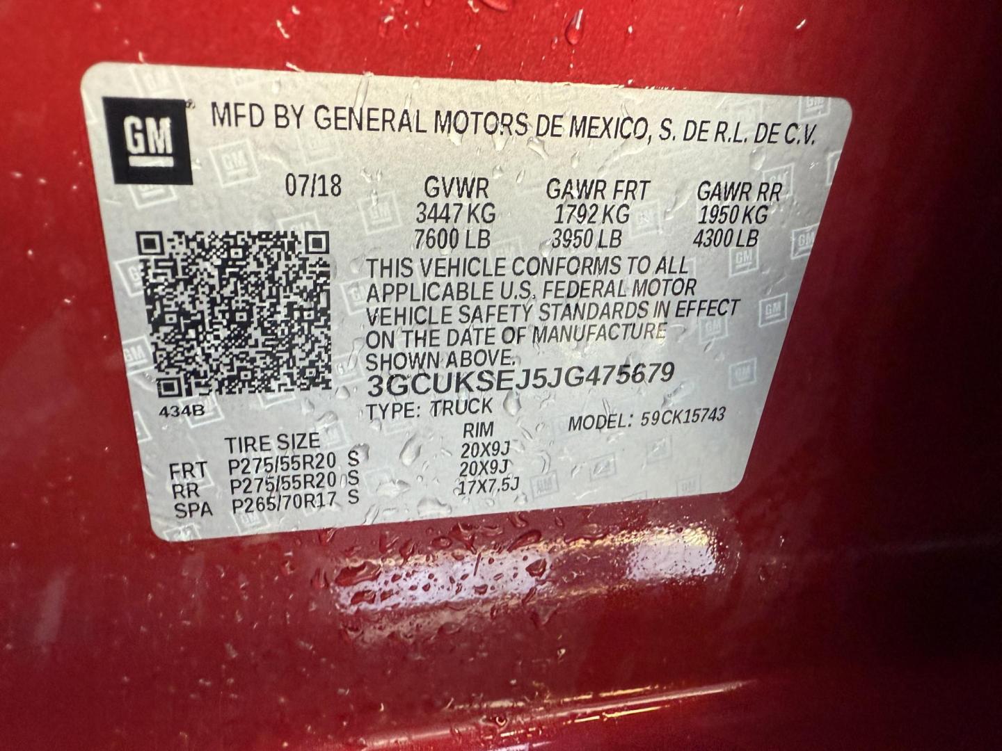 2018 Red /Black Chevrolet Silverado 1500 LTZ Crew Cab 4WD (3GCUKSEJ5JG) with an 6.2L V8 OHV 16V engine, Automatic transmission, located at 547 E. Main St., Orwell, OH, 44076, (440) 437-5893, 41.535435, -80.847855 - 2018 Chevrolet Silverado 1500 LTZ Crew Cab 4WD – Unmatched Power, Premium Comfort, and Advanced Technology Experience the perfect combination of strength, luxury, and innovation with this 2018 Chevrolet Silverado 1500 LTZ Crew Cab 4WD. Under the hood, a commanding 6.2L EcoTec3 V8 engine deliver - Photo#23
