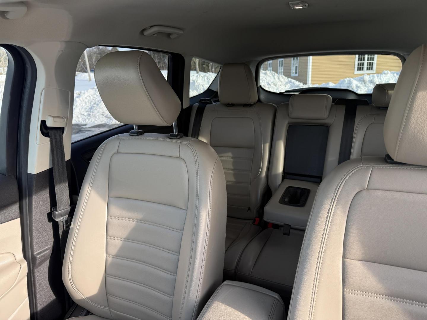 2019 Gray /Gray Ford Escape SEL 4WD (1FMCU9HDXKU) with an 1.5L I4 DOHC 16V Turbo engine, Automatic transmission, located at 11115 Chardon Rd. , Chardon, OH, 44024, (440) 214-9705, 41.580246, -81.241943 - 2019 Ford Escape SEL 4WD – Stylish Comfort, Advanced Safety, and Efficient Performance Elevate your driving experience with this 2019 Ford Escape SEL 4WD. Powered by a fuel-efficient 1.5L turbocharged EcoTec I4 engine and a smooth 6-speed automatic transmission, this SUV delivers up to 28 MPG h - Photo#32