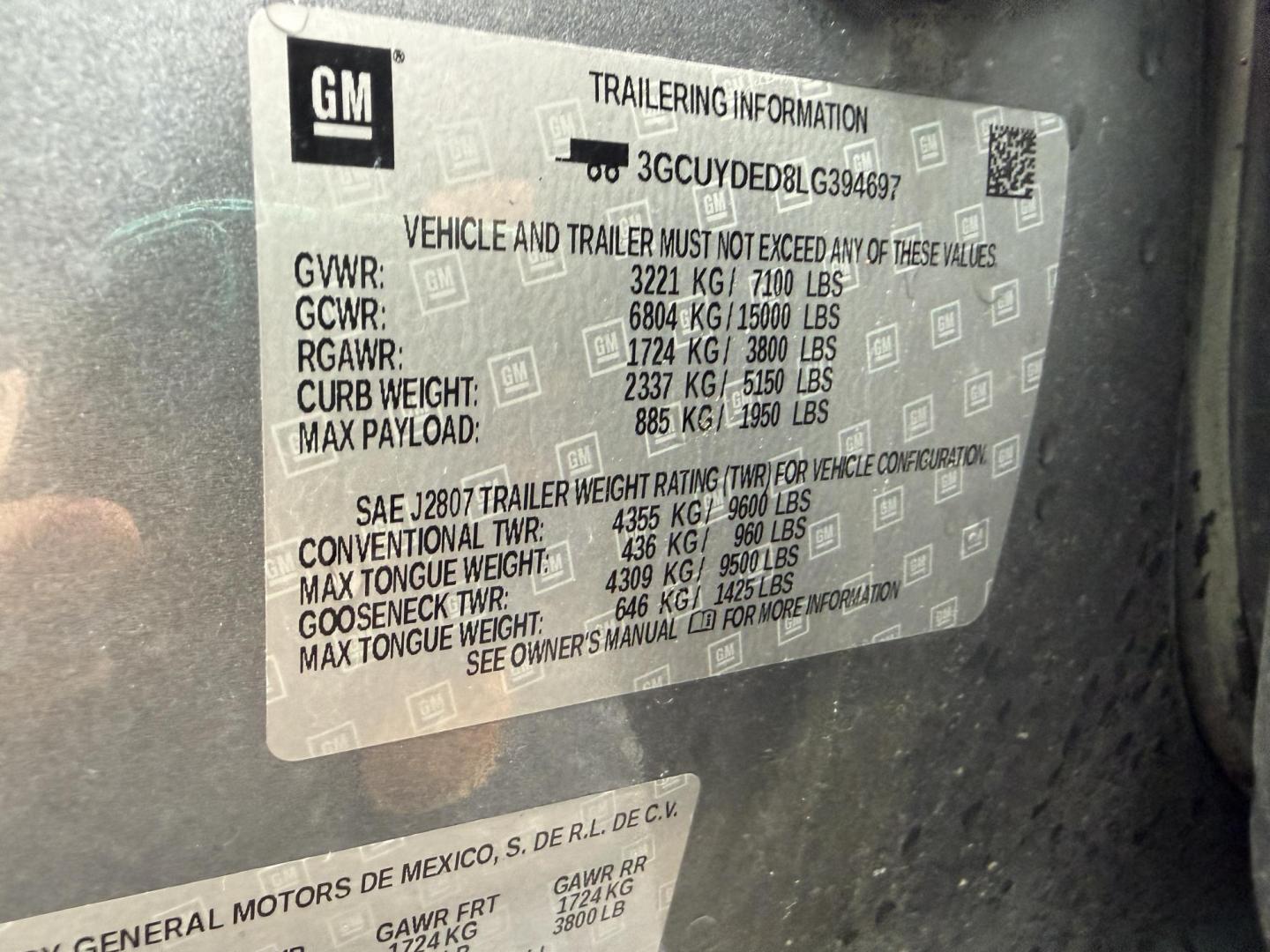 2020 Gray /Black Chevrolet Silverado 1500 LT Crew Cab 4WD (3GCUYDED8LG) with an 5.3L V8 OHV 16V engine, Automatic transmission, located at 11115 Chardon Rd. , Chardon, OH, 44024, (440) 214-9705, 41.580246, -81.241943 - 2020 Chevrolet Silverado 1500 LT Crew Cab – Rugged Capability, Modern Comfort, and Advanced Technology Get ready to tackle any job or adventure in this 2020 Chevrolet Silverado 1500 LT Crew Cab. Powered by a robust 5.3L EcoTec3 V8 engine paired with an 8-speed automatic transmission, this truck - Photo#48