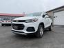 2018 White /Black Chevrolet Trax LT AWD (KL7CJPSB4JB) with an 1.4L I4 DOHC 16V TURBO engine, Automatic transmission, located at 547 E. Main St., Orwell, OH, 44076, (440) 437-5893, 41.535435, -80.847855 - 2018 Chevrolet Trax LT AWD – Compact Versatility, Modern Tech, and All-Weather Confidence Elevate your daily commute with this 2018 Chevrolet Trax LT AWD, designed for drivers who value efficiency, technology, and convenience. Equipped with a turbocharged 1.4L EcoTec I4 engine and a smooth 6-sp - Photo#0