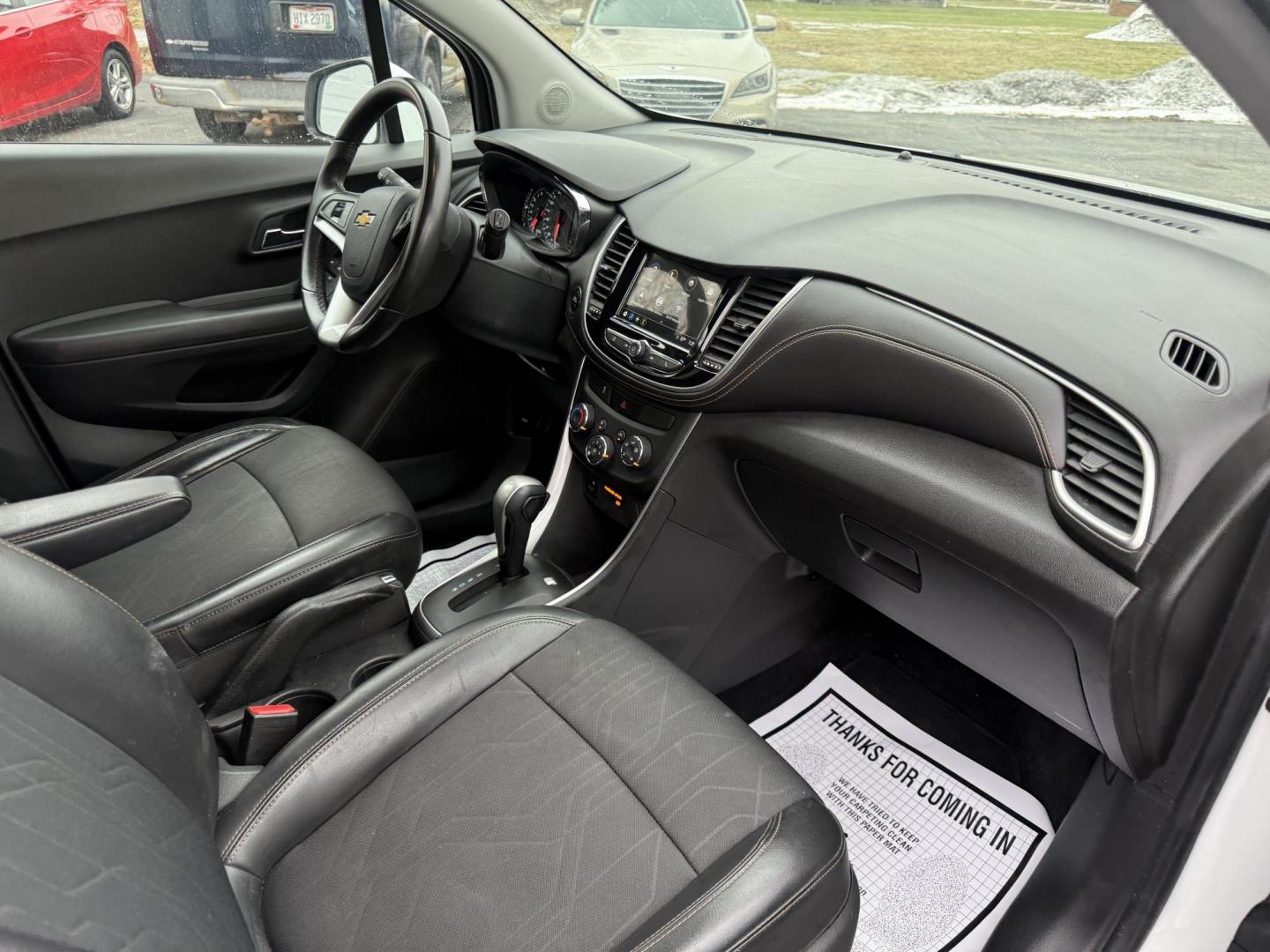 2018 White /Black Chevrolet Trax LT AWD (KL7CJPSB4JB) with an 1.4L I4 DOHC 16V TURBO engine, Automatic transmission, located at 547 E. Main St., Orwell, OH, 44076, (440) 437-5893, 41.535435, -80.847855 - 2018 Chevrolet Trax LT AWD – Compact Versatility, Modern Tech, and All-Weather Confidence Elevate your daily commute with this 2018 Chevrolet Trax LT AWD, designed for drivers who value efficiency, technology, and convenience. Equipped with a turbocharged 1.4L EcoTec I4 engine and a smooth 6-sp - Photo#41