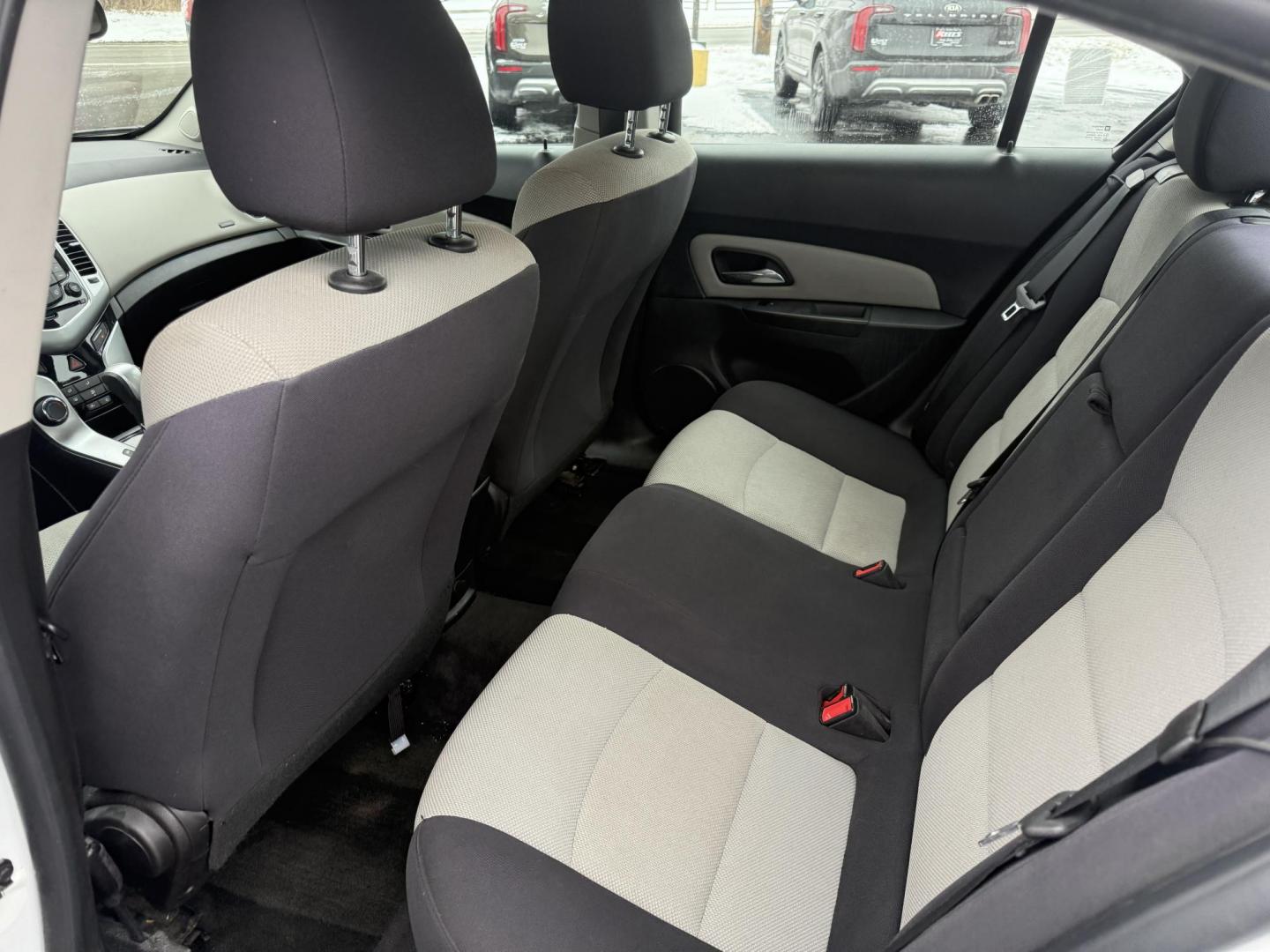 2014 White /Black Chevrolet Cruze LS Auto (1G1PA5SH9E7) with an 1.8L I4 DOHC 16V engine, Automatic transmission, located at 11115 Chardon Rd. , Chardon, OH, 44024, (440) 214-9705, 41.580246, -81.241943 - 2014 Chevrolet Cruze LS – Efficient, Safe, and Dependable Compact Sedan Enjoy reliable performance and impressive fuel economy with this 2014 Chevrolet Cruze LS. Powered by a 1.8L EcoTec I4 engine paired with a 6-speed automatic transmission, this sedan delivers up to 32 MPG highway and 26 MPG - Photo#28