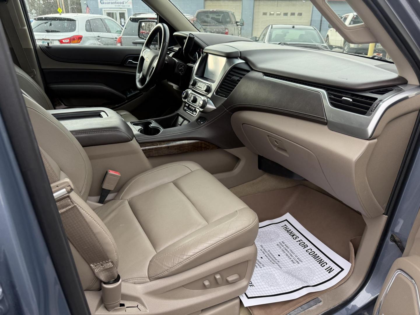 2015 Gray /Tan Chevrolet Tahoe LT 4WD (1GNSKBKC8FR) with an 5.3L V8 OHV 16V engine, Automatic transmission, located at 547 E. Main St., Orwell, OH, 44076, (440) 437-5893, 41.535435, -80.847855 - 2015 Chevrolet Tahoe LT 4WD – Family Luxury, Rugged Capability, and Premium Features Upgrade your adventures with this 2015 Chevrolet Tahoe LT 4WD—an SUV that blends powerful performance, advanced technology, and luxurious comfort. Under the hood, the 5.3L EcoTec3 V8 engine paired with a 6-sp - Photo#46