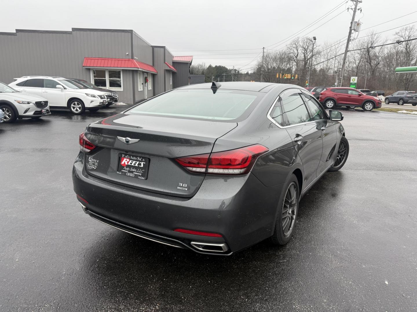 2020 Gray /Black Genesis G80 3.8 Ultimate AWD (KMTFN4JE4LU) with an 3.8L V6 DOHC 24V engine, Automatic transmission, located at 11115 Chardon Rd. , Chardon, OH, 44024, (440) 214-9705, 41.580246, -81.241943 - One Owner ---- 2020 Genesis G80 Ultimate AWD – Refined Luxury, Advanced Technology, and Confident Performance Indulge in first-class comfort and sophisticated style with this 2020 Genesis G80 Ultimate AWD. Powered by a smooth and responsive 3.8L GDI engine paired with an 8-speed automatic trans - Photo#19