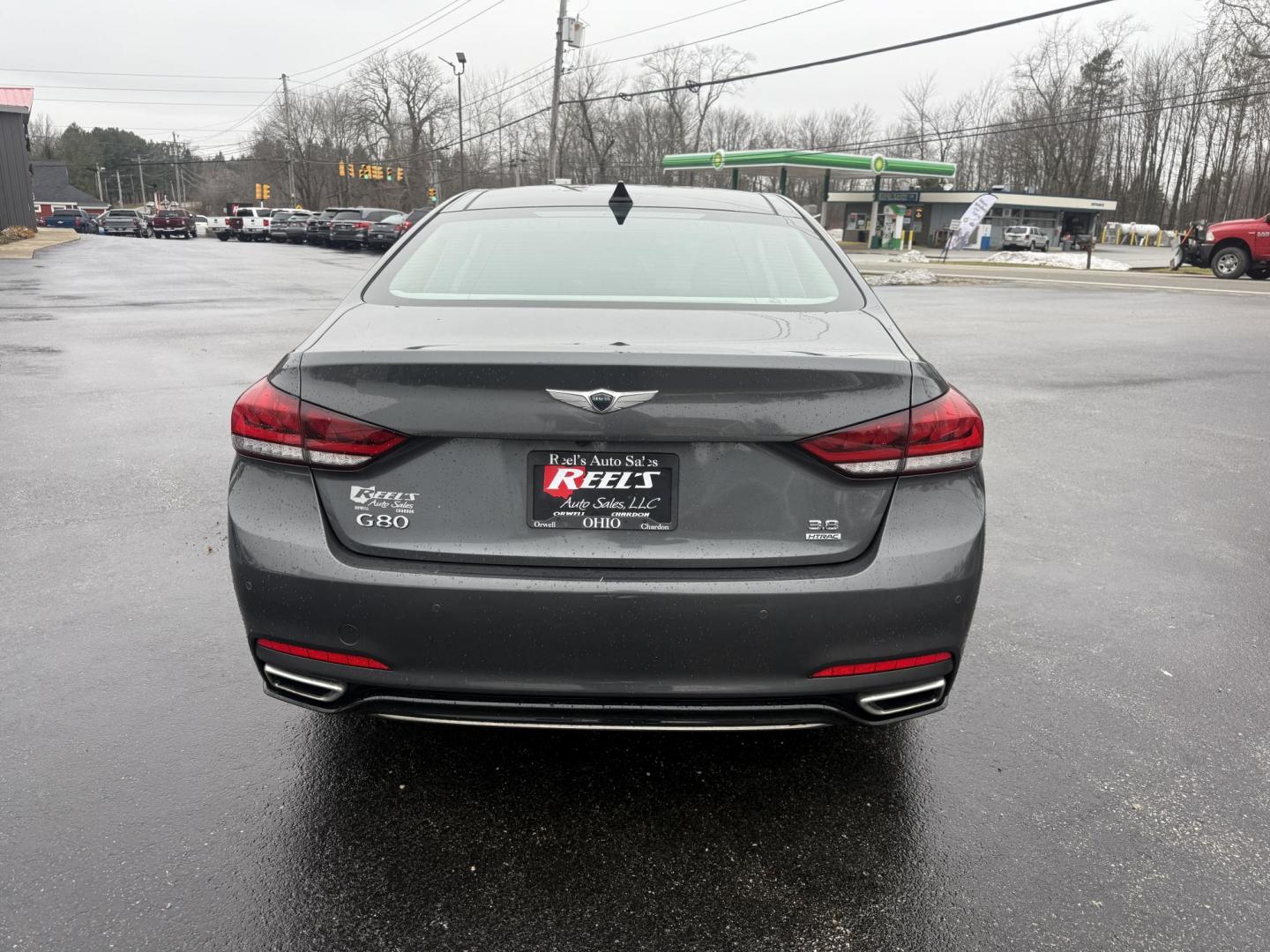 2020 Gray /Black Genesis G80 3.8 Ultimate AWD (KMTFN4JE4LU) with an 3.8L V6 DOHC 24V engine, Automatic transmission, located at 11115 Chardon Rd. , Chardon, OH, 44024, (440) 214-9705, 41.580246, -81.241943 - One Owner ---- 2020 Genesis G80 Ultimate AWD – Refined Luxury, Advanced Technology, and Confident Performance Indulge in first-class comfort and sophisticated style with this 2020 Genesis G80 Ultimate AWD. Powered by a smooth and responsive 3.8L GDI engine paired with an 8-speed automatic trans - Photo#20