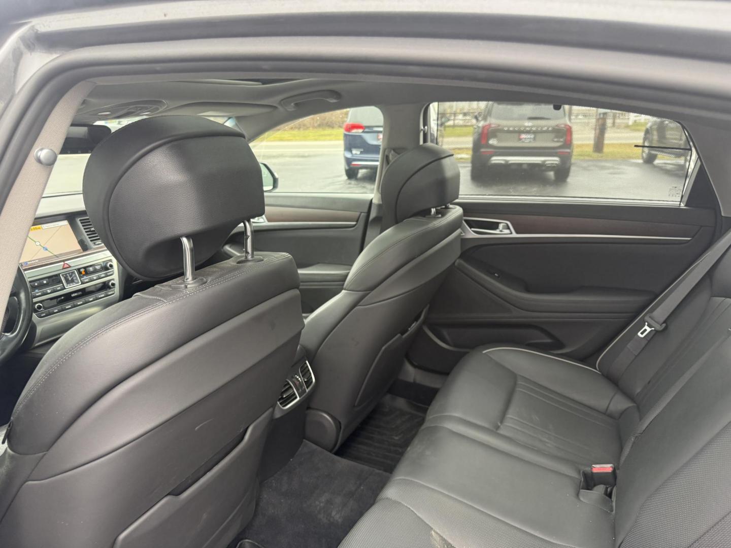 2020 Gray /Black Genesis G80 3.8 Ultimate AWD (KMTFN4JE4LU) with an 3.8L V6 DOHC 24V engine, Automatic transmission, located at 11115 Chardon Rd. , Chardon, OH, 44024, (440) 214-9705, 41.580246, -81.241943 - One Owner ---- 2020 Genesis G80 Ultimate AWD – Refined Luxury, Advanced Technology, and Confident Performance Indulge in first-class comfort and sophisticated style with this 2020 Genesis G80 Ultimate AWD. Powered by a smooth and responsive 3.8L GDI engine paired with an 8-speed automatic trans - Photo#38