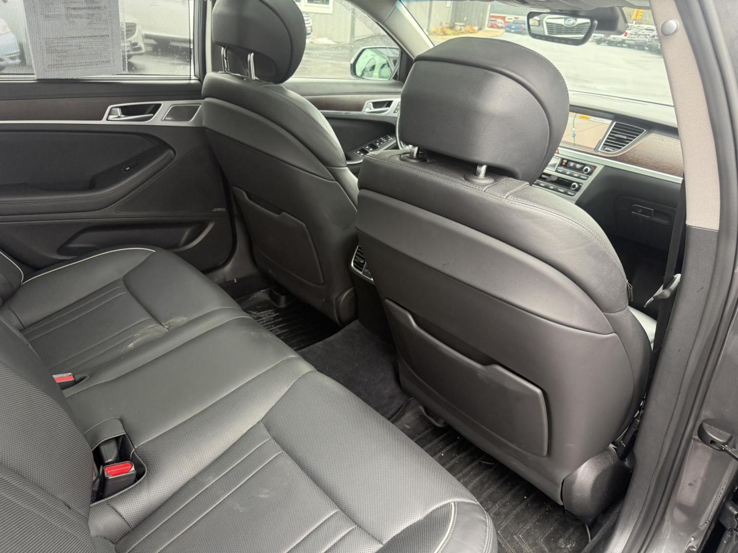 2020 Gray /Black Genesis G80 3.8 Ultimate AWD (KMTFN4JE4LU) with an 3.8L V6 DOHC 24V engine, Automatic transmission, located at 11115 Chardon Rd. , Chardon, OH, 44024, (440) 214-9705, 41.580246, -81.241943 - One Owner ---- 2020 Genesis G80 Ultimate AWD – Refined Luxury, Advanced Technology, and Confident Performance Indulge in first-class comfort and sophisticated style with this 2020 Genesis G80 Ultimate AWD. Powered by a smooth and responsive 3.8L GDI engine paired with an 8-speed automatic trans - Photo#44