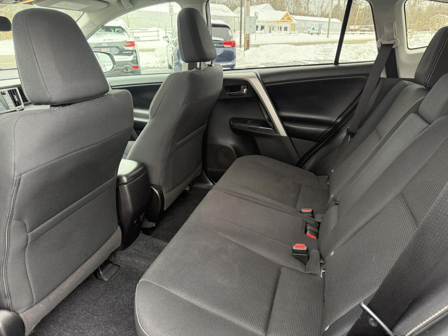 2018 Red /Black Toyota RAV4 Adventure AWD (2T3RFREV8JW) with an 2.5L I4 DOHC 16V engine, Automatic transmission, located at 11115 Chardon Rd. , Chardon, OH, 44024, (440) 214-9705, 41.580246, -81.241943 - One Owner ---- 2018 Toyota RAV4 Adventure AWD – Rugged Versatility, Advanced Safety, and Everyday Comfort Get ready for your next adventure with this 2018 Toyota RAV4 Adventure AWD. Powered by a reliable 2.5L I4 engine and a smooth 6-speed automatic transmission, this SUV delivers impressive ef - Photo#34