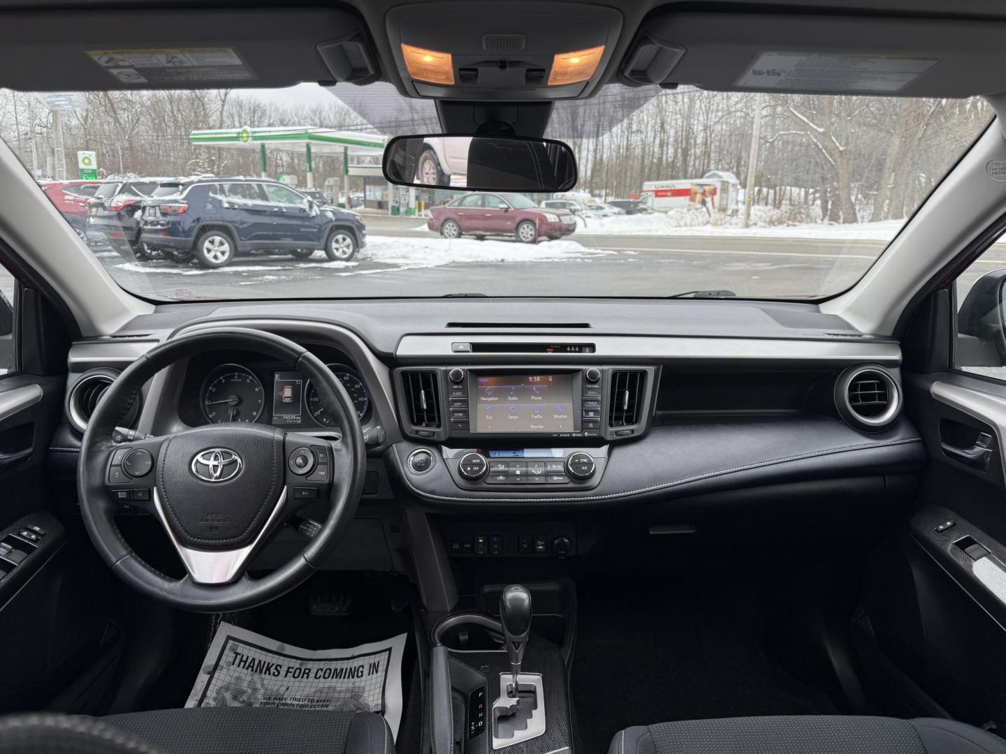 2018 Red /Black Toyota RAV4 Adventure AWD (2T3RFREV8JW) with an 2.5L I4 DOHC 16V engine, Automatic transmission, located at 11115 Chardon Rd. , Chardon, OH, 44024, (440) 214-9705, 41.580246, -81.241943 - One Owner ---- 2018 Toyota RAV4 Adventure AWD – Rugged Versatility, Advanced Safety, and Everyday Comfort Get ready for your next adventure with this 2018 Toyota RAV4 Adventure AWD. Powered by a reliable 2.5L I4 engine and a smooth 6-speed automatic transmission, this SUV delivers impressive ef - Photo#15