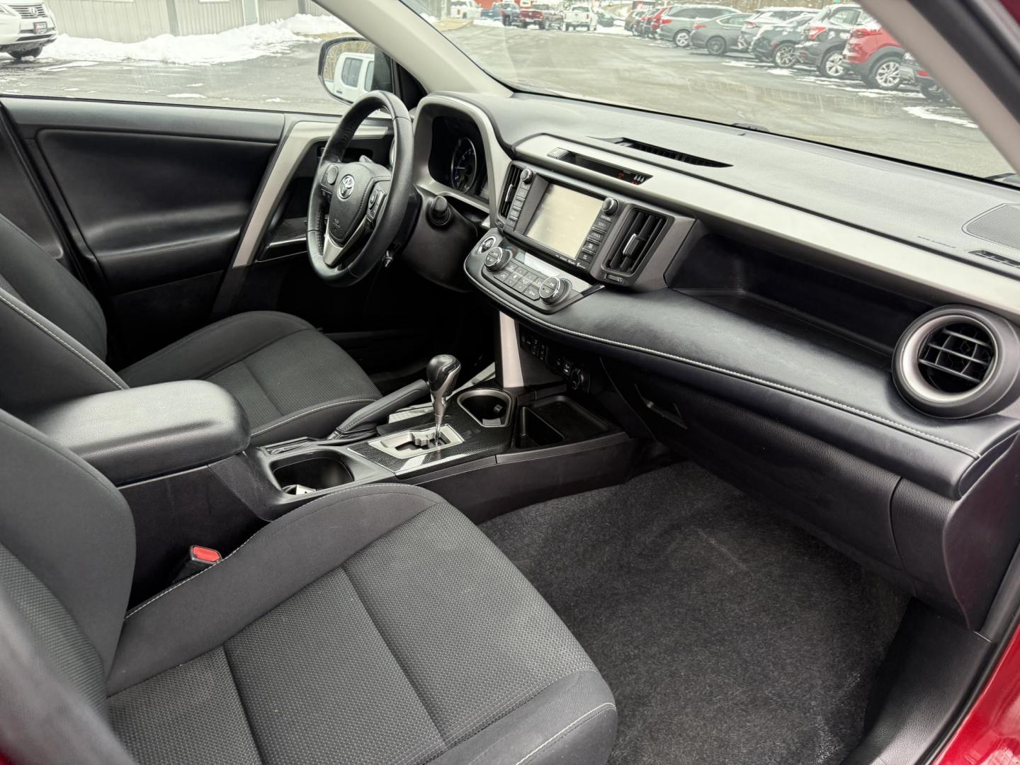 2018 Red /Black Toyota RAV4 Adventure AWD (2T3RFREV8JW) with an 2.5L I4 DOHC 16V engine, Automatic transmission, located at 11115 Chardon Rd. , Chardon, OH, 44024, (440) 214-9705, 41.580246, -81.241943 - One Owner ---- 2018 Toyota RAV4 Adventure AWD – Rugged Versatility, Advanced Safety, and Everyday Comfort Get ready for your next adventure with this 2018 Toyota RAV4 Adventure AWD. Powered by a reliable 2.5L I4 engine and a smooth 6-speed automatic transmission, this SUV delivers impressive ef - Photo#44