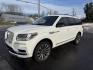 2020 White /Black Lincoln Navigator Reserve 4WD (5LMJJ2LT6LE) with an 3.5L V6 DOHC 24V TWIN TURBO engine, Automatic transmission, located at 11115 Chardon Rd. , Chardon, OH, 44024, (440) 214-9705, 41.580246, -81.241943 - 2020 Lincoln Navigator Reserve 4WD – Unrivaled Luxury, Twin-Turbo Power, and Advanced Technology Experience the ultimate in luxury and capability with this 2020 Lincoln Navigator Reserve 4WD. Beneath the hood, a 3.5L Twin Turbo High Output EcoBoost V6 engine delivers an exhilarating 450 horsepo - Photo#0