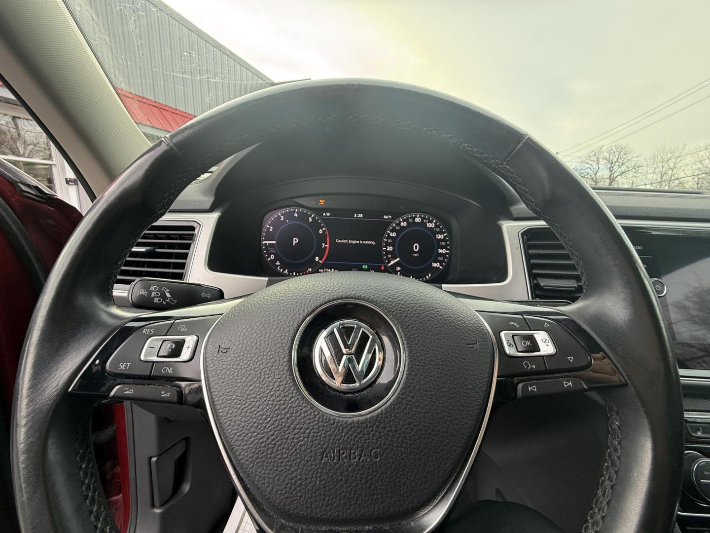 2018 Red /Black Volkswagen Atlas V6 SEL Premium AWD (1V2NR2CA7JC) with an 3.6L V6 DOHC 24V engine, Automatic transmission, located at 11115 Chardon Rd. , Chardon, OH, 44024, (440) 214-9705, 41.580246, -81.241943 - One Owner ---- 2018 Volkswagen Atlas SEL Premium AWD – Refined Luxury, Advanced Safety, and Family-Friendly Versatility Discover the perfect blend of comfort, capability, and technology with this 2018 Volkswagen Atlas SEL Premium AWD. Driven by a powerful 3.6L V6 engine and a smooth 8-speed aut - Photo#8