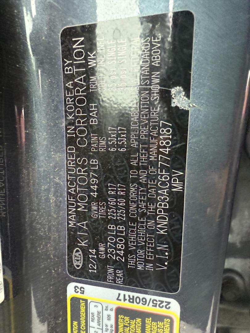 2015 Blue /Black Kia Sportage LX FWD (KNDPB3AC6F7) with an 2.4L I4 DOHC 16V engine, Automatic transmission, located at 11115 Chardon Rd. , Chardon, OH, 44024, (440) 214-9705, 41.580246, -81.241943 - 2015 Kia Sportage LX FWD – Efficient, Reliable, and Ready for Your Next Adventure Drive with confidence in this 2015 Kia Sportage LX FWD, featuring a fuel-efficient 2.4L I4 GDI engine paired with a smooth 6-speed automatic transmission. With up to 28 MPG highway, this SUV is perfect for daily c - Photo#42