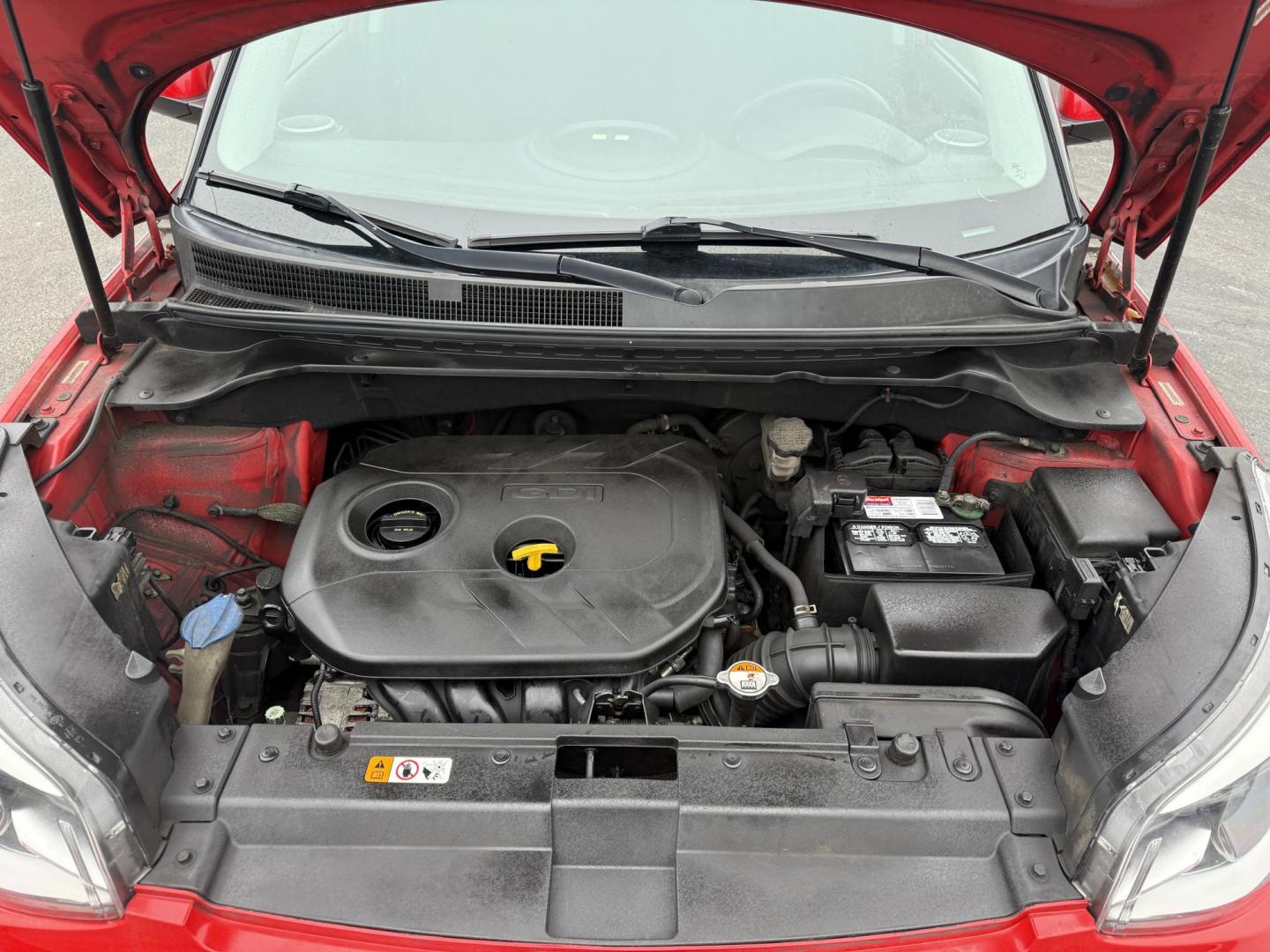 2015 Red /Black Kia Soul + (KNDJP3A54F7) with an 2.0L I4 DOHC 16V engine, Automatic transmission, located at 11115 Chardon Rd. , Chardon, OH, 44024, (440) 214-9705, 41.580246, -81.241943 - 2015 Kia Soul + – Stylish, Efficient, and Ready for Anything Drive in style and confidence with this 2015 Kia Soul +, a one-owner vehicle with just 51,736 miles. Powered by a reliable 2.0L I4 GDI engine paired with a smooth 6-speed automatic transmission, this Kia Soul delivers an impressive 30 - Photo#6