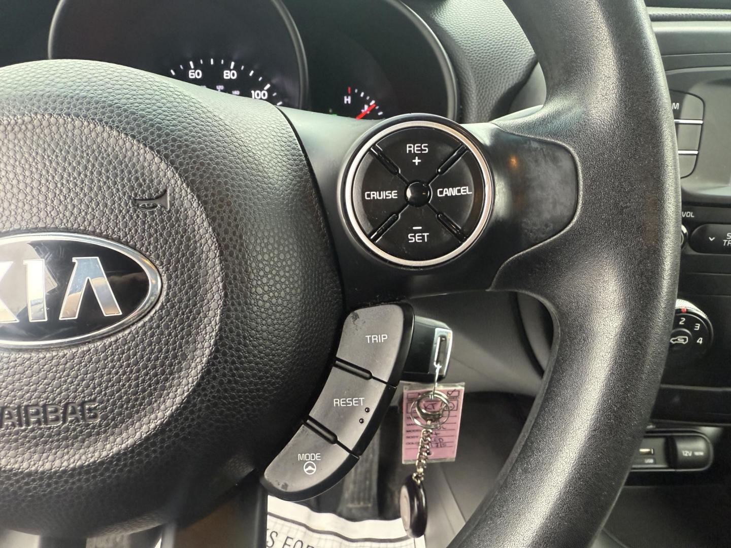 2015 Red /Black Kia Soul + (KNDJP3A54F7) with an 2.0L I4 DOHC 16V engine, Automatic transmission, located at 11115 Chardon Rd. , Chardon, OH, 44024, (440) 214-9705, 41.580246, -81.241943 - 2015 Kia Soul + – Stylish, Efficient, and Ready for Anything Drive in style and confidence with this 2015 Kia Soul +, a one-owner vehicle with just 51,736 miles. Powered by a reliable 2.0L I4 GDI engine paired with a smooth 6-speed automatic transmission, this Kia Soul delivers an impressive 30 - Photo#10