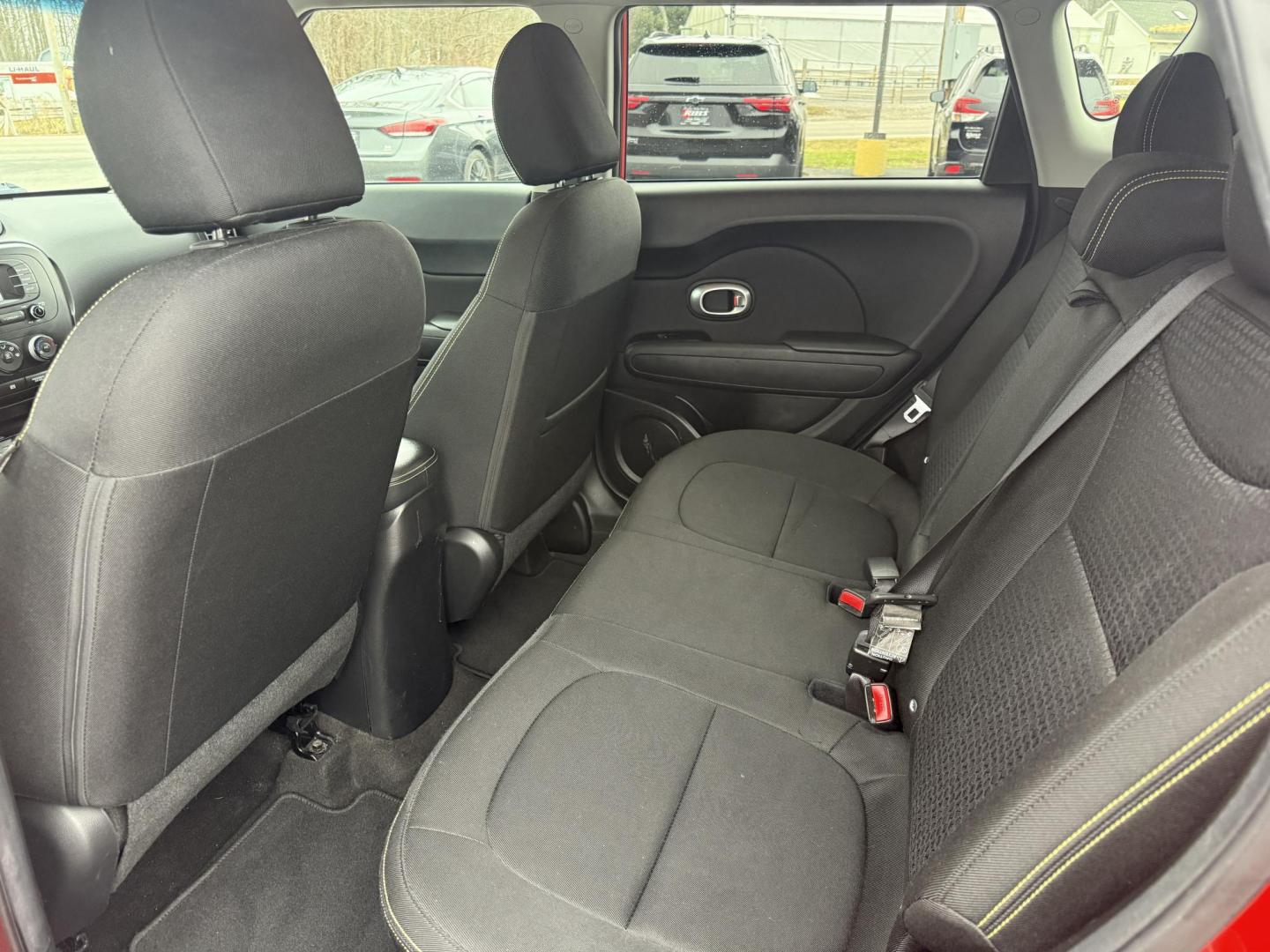 2015 Red /Black Kia Soul + (KNDJP3A54F7) with an 2.0L I4 DOHC 16V engine, Automatic transmission, located at 11115 Chardon Rd. , Chardon, OH, 44024, (440) 214-9705, 41.580246, -81.241943 - 2015 Kia Soul + – Stylish, Efficient, and Ready for Anything Drive in style and confidence with this 2015 Kia Soul +, a one-owner vehicle with just 51,736 miles. Powered by a reliable 2.0L I4 GDI engine paired with a smooth 6-speed automatic transmission, this Kia Soul delivers an impressive 30 - Photo#15