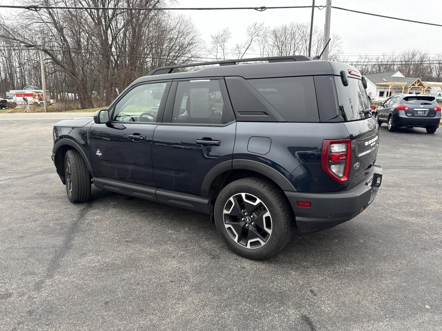 2021 Blue /Black Ford Bronco Sport Outer Banks (3FMCR9C69MR) with an 1.5L I3 DOHC 12V TURBO engine, Automatic transmission, located at 11115 Chardon Rd. , Chardon, OH, 44024, (440) 214-9705, 41.580246, -81.241943 - 2021 Ford Bronco Sport Badlands 4WD – Adventure-Ready Performance, Premium Comfort, and Cutting-Edge Safety Conquer any terrain with confidence in this 2021 Ford Bronco Sport Badlands 4WD. Powered by a lively 1.5L turbocharged I3 EcoBoost engine paired with an 8-speed automatic transmission, th - Photo#23