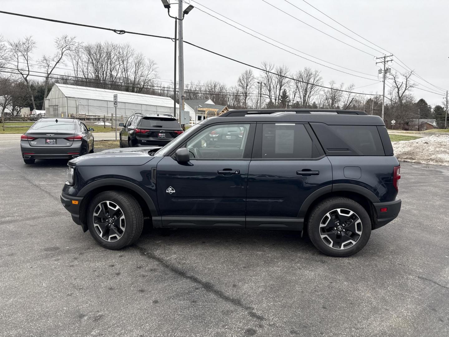 2021 Blue /Black Ford Bronco Sport Outer Banks (3FMCR9C69MR) with an 1.5L I3 DOHC 12V TURBO engine, Automatic transmission, located at 11115 Chardon Rd. , Chardon, OH, 44024, (440) 214-9705, 41.580246, -81.241943 - 2021 Ford Bronco Sport Badlands 4WD – Adventure-Ready Performance, Premium Comfort, and Cutting-Edge Safety Conquer any terrain with confidence in this 2021 Ford Bronco Sport Badlands 4WD. Powered by a lively 1.5L turbocharged I3 EcoBoost engine paired with an 8-speed automatic transmission, th - Photo#25