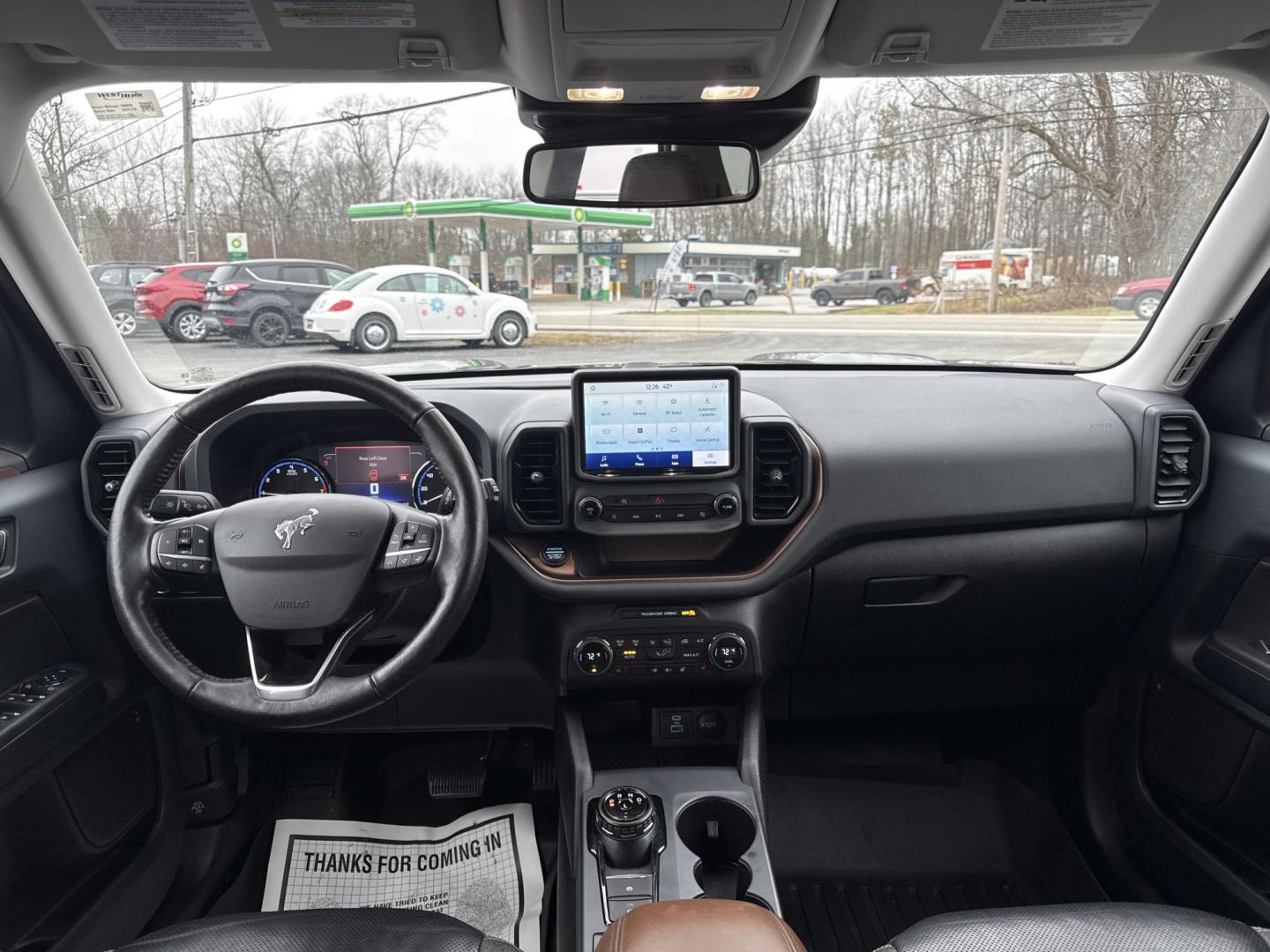 2021 Blue /Black Ford Bronco Sport Outer Banks (3FMCR9C69MR) with an 1.5L I3 DOHC 12V TURBO engine, Automatic transmission, located at 11115 Chardon Rd. , Chardon, OH, 44024, (440) 214-9705, 41.580246, -81.241943 - 2021 Ford Bronco Sport Badlands 4WD – Adventure-Ready Performance, Premium Comfort, and Cutting-Edge Safety Conquer any terrain with confidence in this 2021 Ford Bronco Sport Badlands 4WD. Powered by a lively 1.5L turbocharged I3 EcoBoost engine paired with an 8-speed automatic transmission, th - Photo#17