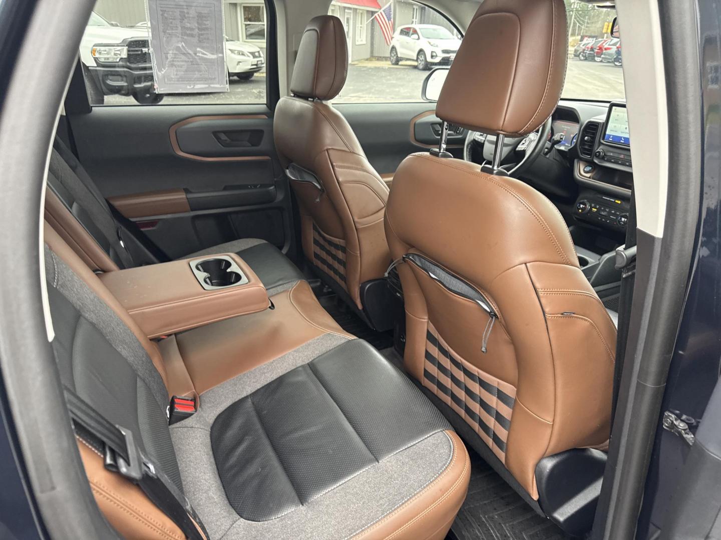 2021 Blue /Black Ford Bronco Sport Outer Banks (3FMCR9C69MR) with an 1.5L I3 DOHC 12V TURBO engine, Automatic transmission, located at 11115 Chardon Rd. , Chardon, OH, 44024, (440) 214-9705, 41.580246, -81.241943 - 2021 Ford Bronco Sport Badlands 4WD – Adventure-Ready Performance, Premium Comfort, and Cutting-Edge Safety Conquer any terrain with confidence in this 2021 Ford Bronco Sport Badlands 4WD. Powered by a lively 1.5L turbocharged I3 EcoBoost engine paired with an 8-speed automatic transmission, th - Photo#44