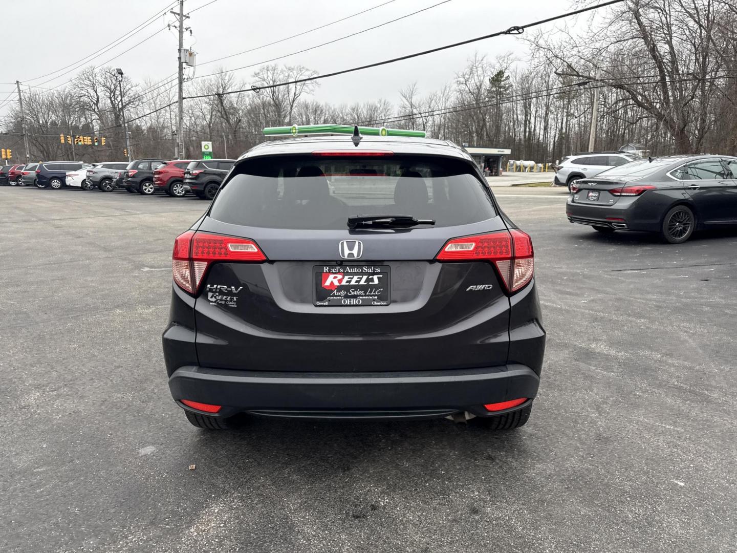 2016 Gray /Black Honda HR-V EX 4WD CVT (3CZRU6H50GM) with an 1.8L I4 DOHC 16V engine, Automatic transmission, located at 11115 Chardon Rd. , Chardon, OH, 44024, (440) 214-9705, 41.580246, -81.241943 - 2016 Honda HR-V EX AWD – Efficient, Versatile, and Loaded with Modern Comforts Experience practical versatility with this 2016 Honda HR-V EX AWD. Powered by a reliable 1.8L I4 engine and equipped with Eco Mode and Sport Mode, this SUV delivers an impressive 32 MPG highway, making it perfect for - Photo#9