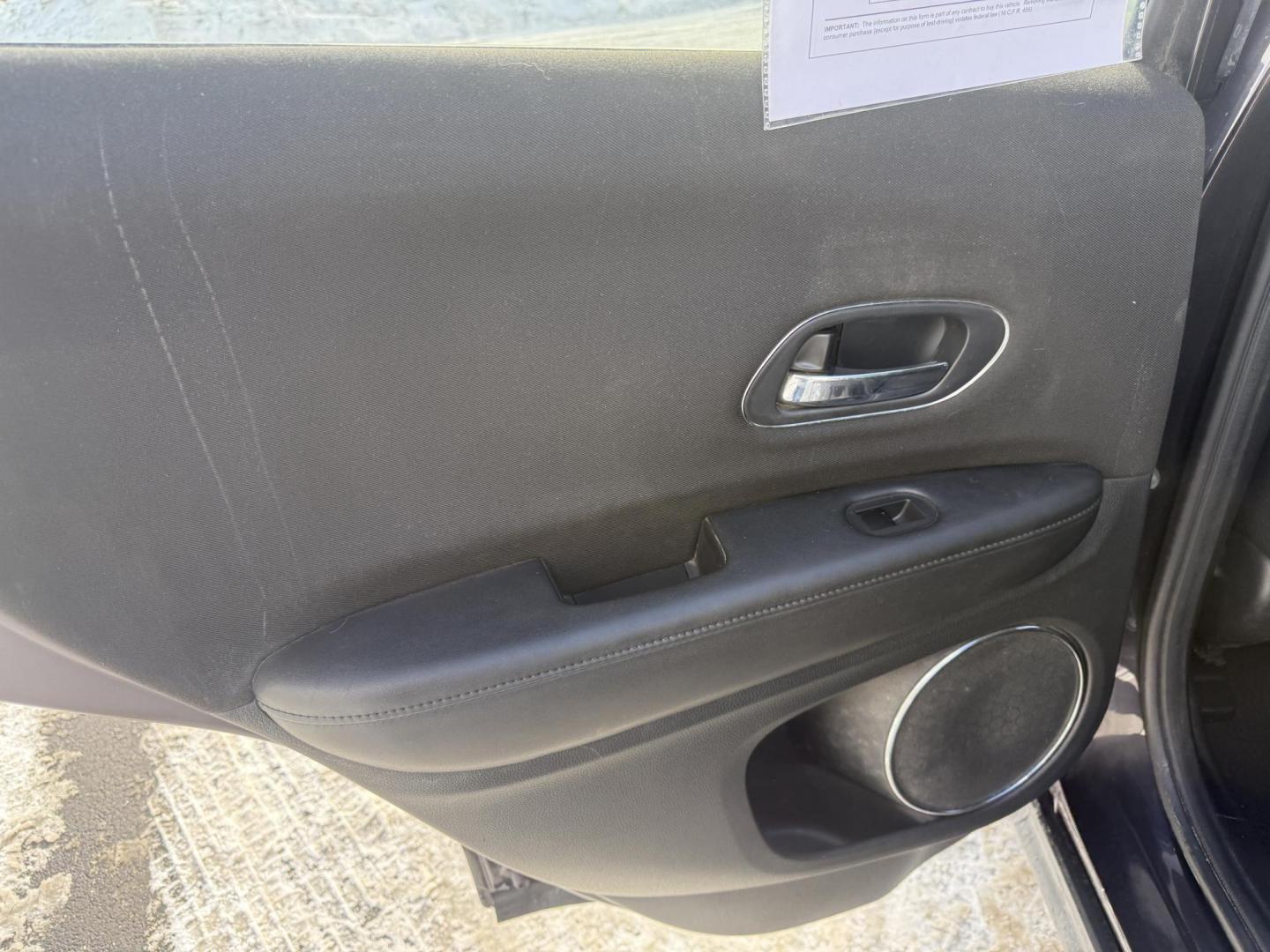 2016 Gray /Black Honda HR-V EX 4WD CVT (3CZRU6H50GM) with an 1.8L I4 DOHC 16V engine, Automatic transmission, located at 11115 Chardon Rd. , Chardon, OH, 44024, (440) 214-9705, 41.580246, -81.241943 - Photo#37