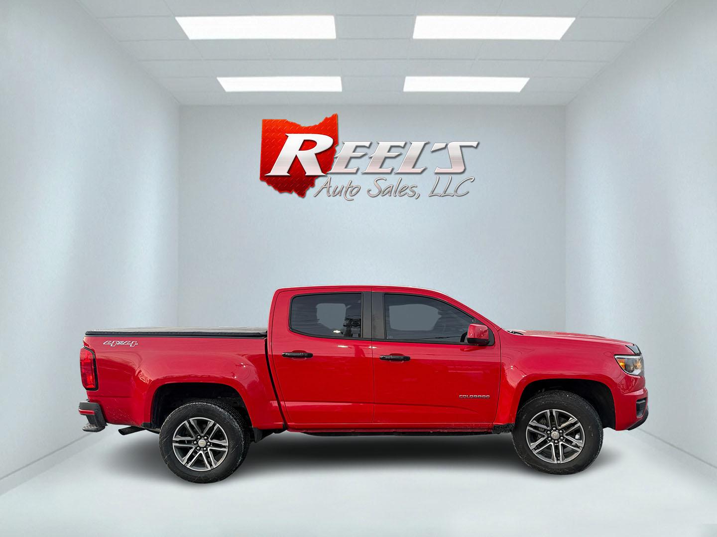 2019 Red /Black Chevrolet Colorado Work Truck Crew Cab 4WD Short Box (1GCGTBEN0K1) with an 3.6L V6 DOHC 24V GAS engine, Automatic transmission, located at 547 E. Main St., Orwell, OH, 44076, (440) 437-5893, 41.535435, -80.847855 - 2019 Chevrolet Colorado W/T Crew Cab 4WD – Reliable Performance, Versatile Capability, and Modern Technology Get ready for any adventure or workday with this dependable 2019 Chevrolet Colorado W/T Crew Cab 4WD. Powered by a robust 3.6L Pentastar V6 engine paired with an 8-speed automatic transm - Photo#16