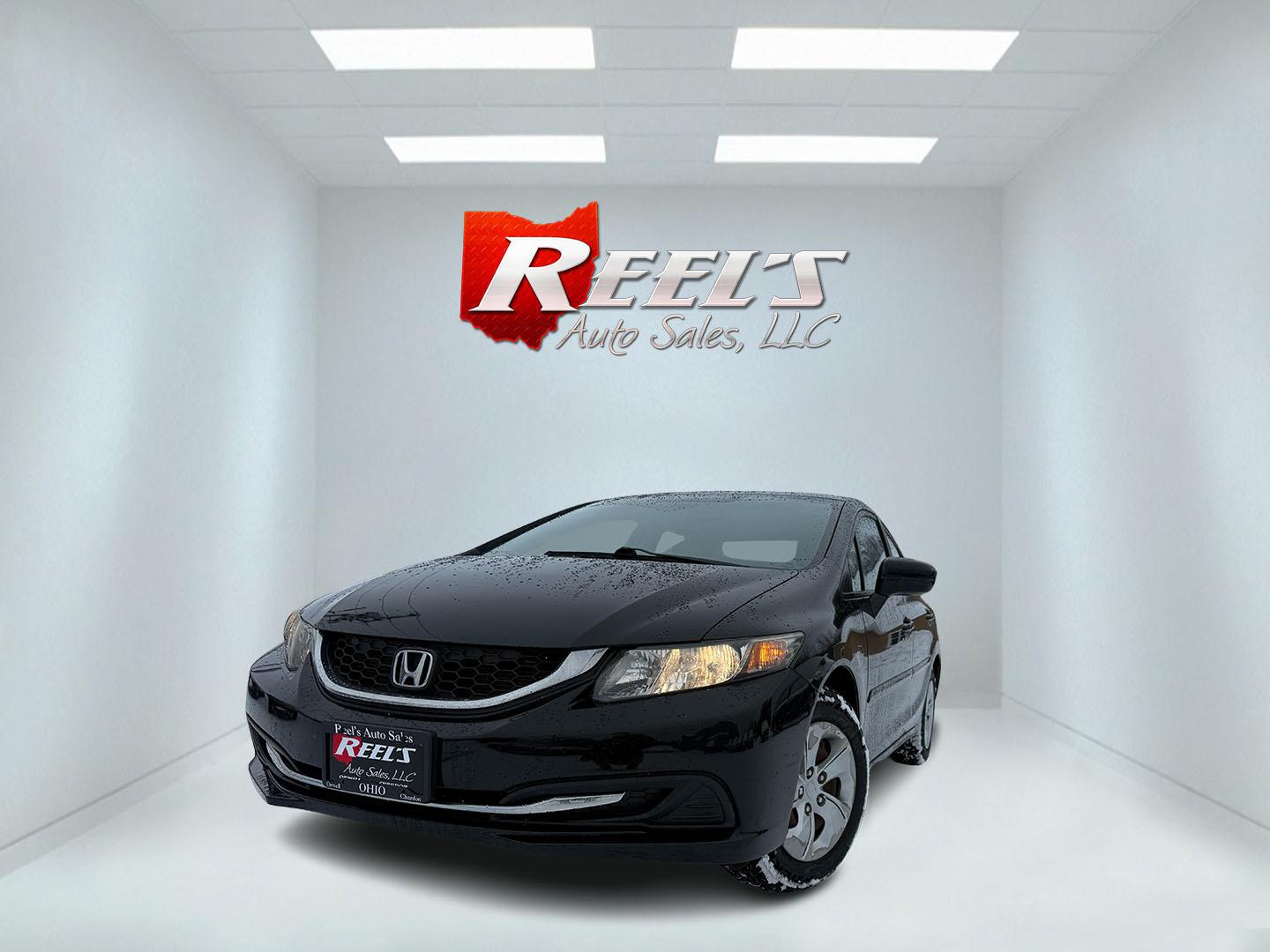 2014 Black /Black Honda Civic LX Sedan CVT (2HGFB2F59EH) with an 1.8L I4 SOHC 16V engine, Automatic transmission, located at 547 E. Main St., Orwell, OH, 44076, (440) 437-5893, 41.535435, -80.847855 - 2014 Honda Civic LX – Exceptional Efficiency, Practical Comfort, and Modern Connectivity Enjoy reliable and economical driving with this 2014 Honda Civic LX. Powered by a fuel-sipping 1.8L I4 engine with ECO Mode, this sedan delivers an impressive 37 MPG highway—making it the perfect choice f - Photo#0