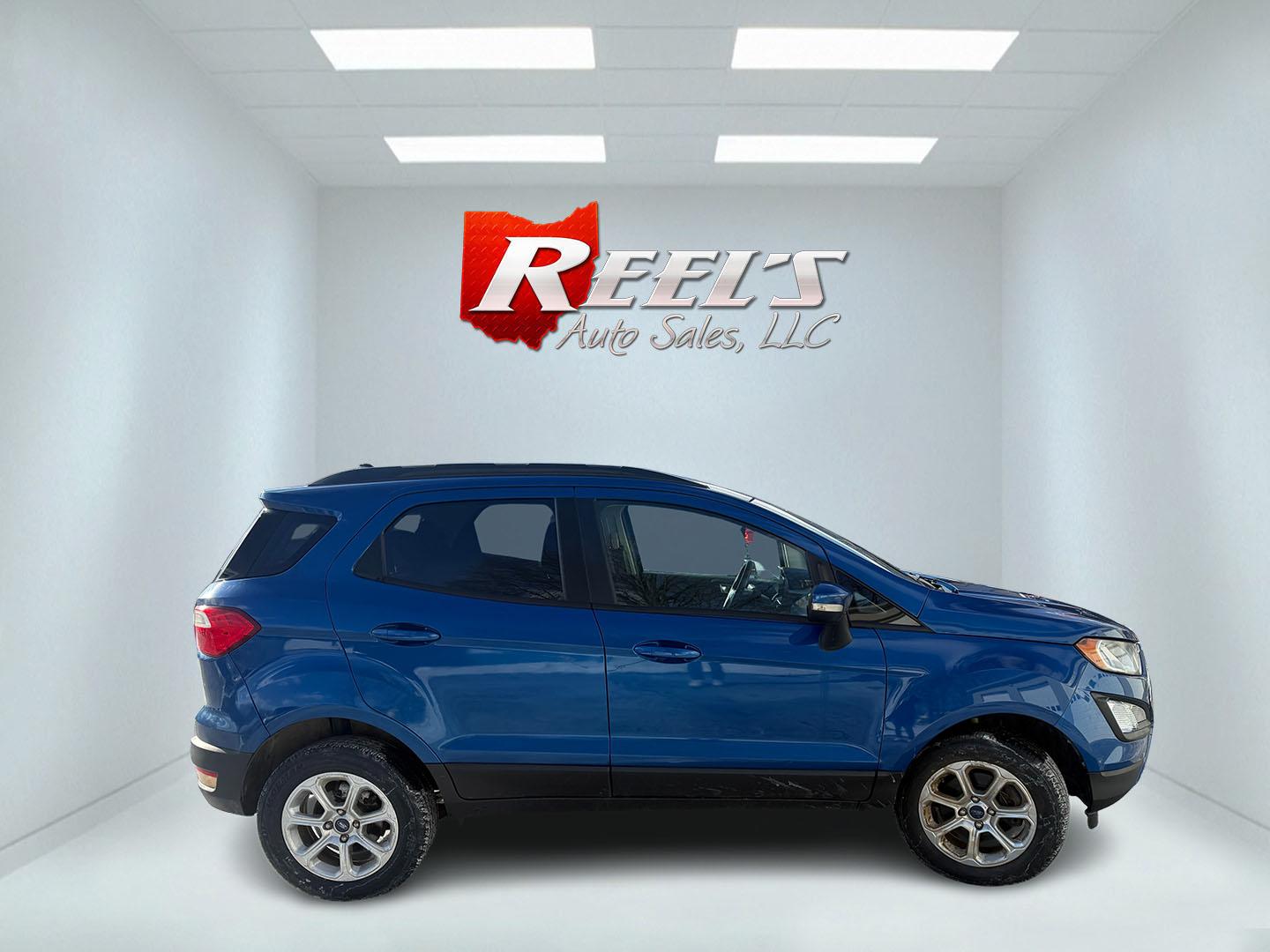 2018 Blue /Black Ford EcoSport SE AWD (MAJ6P1UL0JC) with an 2.0L I4 DOHC 16V engine, Automatic transmission, located at 547 E. Main St., Orwell, OH, 44076, (440) 437-5893, 41.535435, -80.847855 - 2018 Ford EcoSport SE AWD – Efficient, Versatile, and Packed with Features Discover city-friendly versatility and comfort with this 2018 Ford EcoSport SE AWD. Powered by a reliable 2.0L I4 Duratec engine and a smooth 6-speed automatic transmission, this compact SUV delivers a spirited drive and - Photo#6
