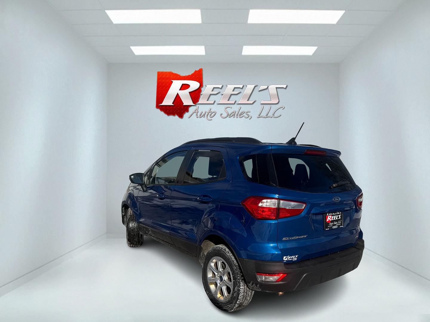 2018 Blue /Black Ford EcoSport SE AWD (MAJ6P1UL0JC) with an 2.0L I4 DOHC 16V engine, Automatic transmission, located at 547 E. Main St., Orwell, OH, 44076, (440) 437-5893, 41.535435, -80.847855 - 2018 Ford EcoSport SE AWD – Efficient, Versatile, and Packed with Features Discover city-friendly versatility and comfort with this 2018 Ford EcoSport SE AWD. Powered by a reliable 2.0L I4 Duratec engine and a smooth 6-speed automatic transmission, this compact SUV delivers a spirited drive and - Photo#10