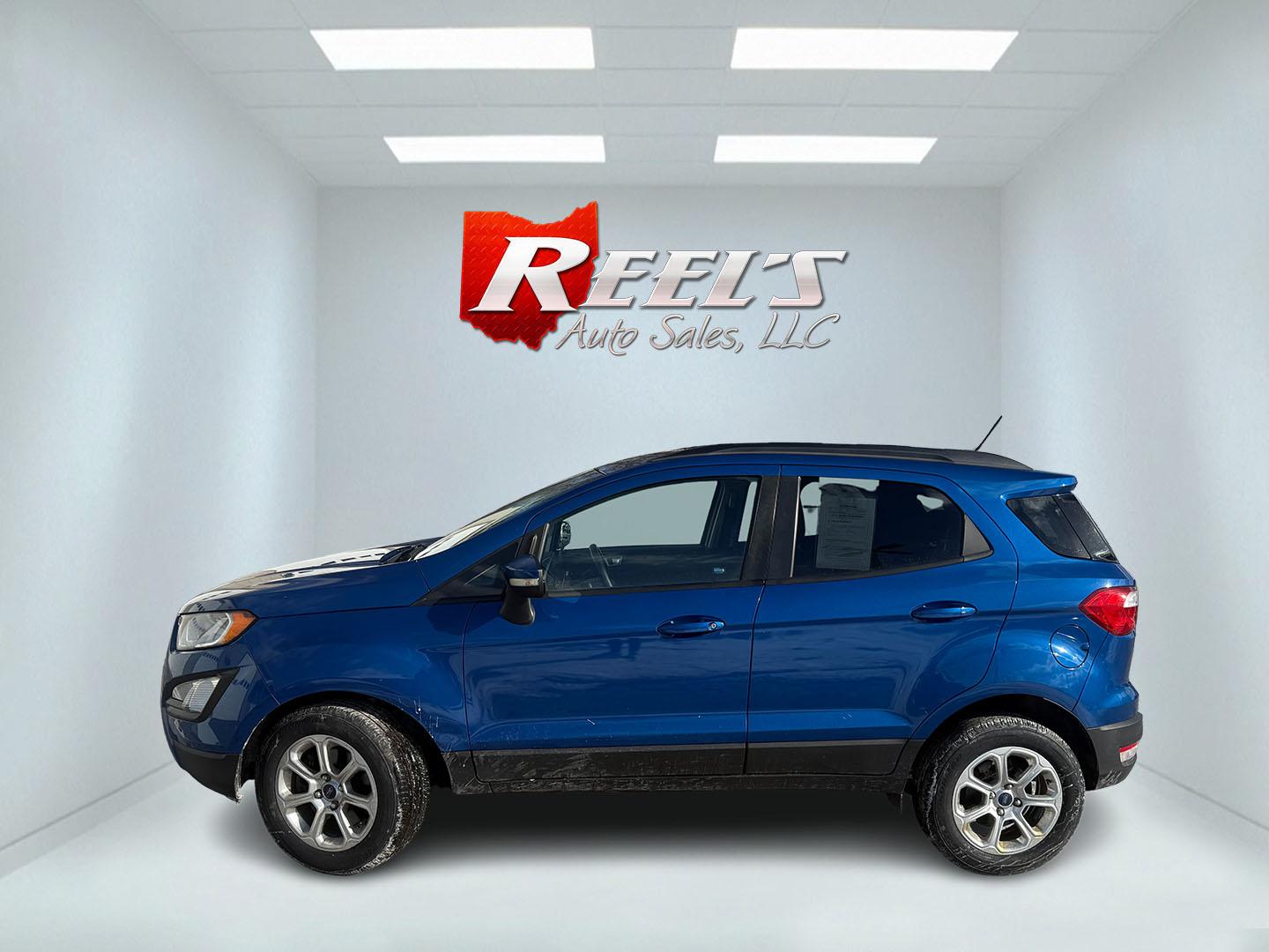 2018 Blue /Black Ford EcoSport SE AWD (MAJ6P1UL0JC) with an 2.0L I4 DOHC 16V engine, Automatic transmission, located at 547 E. Main St., Orwell, OH, 44076, (440) 437-5893, 41.535435, -80.847855 - 2018 Ford EcoSport SE AWD – Efficient, Versatile, and Packed with Features Discover city-friendly versatility and comfort with this 2018 Ford EcoSport SE AWD. Powered by a reliable 2.0L I4 Duratec engine and a smooth 6-speed automatic transmission, this compact SUV delivers a spirited drive and - Photo#13