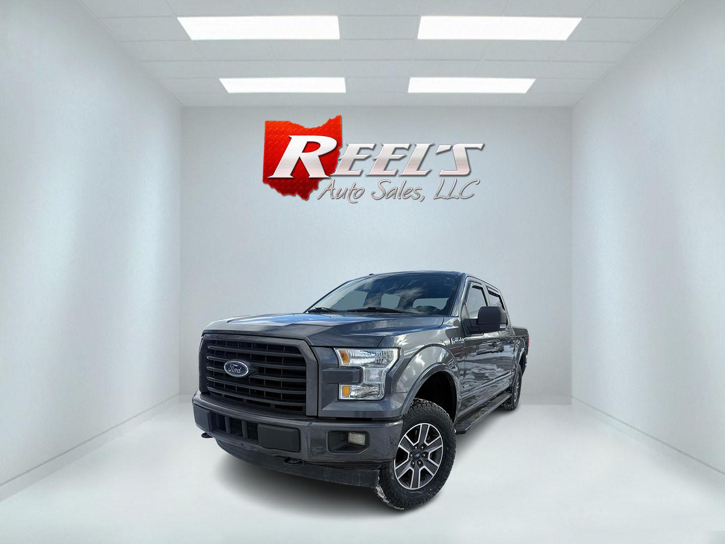2017 Gray /Black Ford F-150 XLT SuperCrew 5.5-ft. Bed 4WD (1FTEW1EG1HF) with an 3.5L V6 Twin TURBO engine, Automatic transmission, located at 547 E. Main St., Orwell, OH, 44076, (440) 437-5893, 41.535435, -80.847855 - 2017 Ford F-150 XLT Crew Cab 4WD – Power, Capability, and Advanced Technology for Work and Play Conquer any job or adventure with this rugged 2017 Ford F-150 XLT Crew Cab 4WD. Equipped with a powerful 3.5L Twin Turbo EcoBoost V6 engine and a 10-speed automatic transmission, this truck delivers - Photo#0