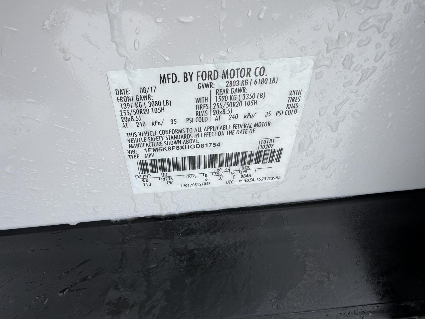 2017 White /Black Ford Explorer Limited 4WD (1FM5K8F8XHG) with an 3.5L V6 DOHC 24V engine, Automatic transmission, located at 11115 Chardon Rd. , Chardon, OH, 44024, (440) 214-9705, 41.580246, -81.241943 - 2017 Ford Explorer Limited 4WD – Luxurious Comfort, Advanced Safety, and Versatile Performance Experience the perfect combination of sophistication and capability with this 2017 Ford Explorer Limited 4WD. Powered by a responsive 3.5L V6 engine and a smooth 6-speed automatic transmission, it del - Photo#40