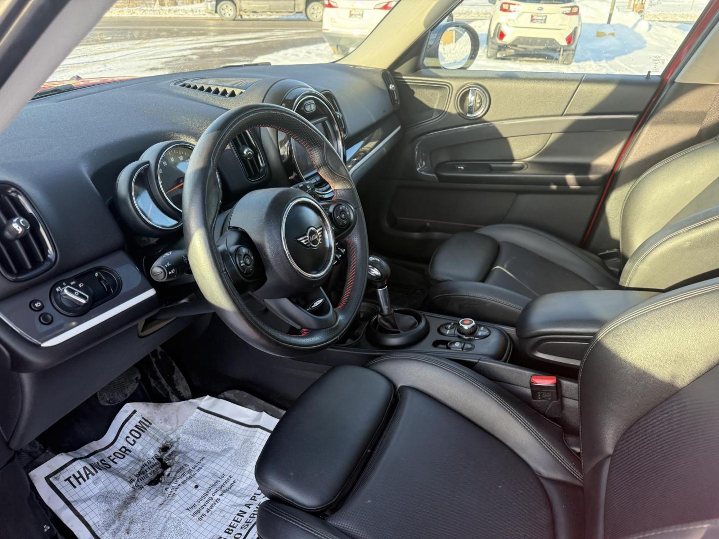 2019 Red /Black Mini Countryman S ALL4 (WMZYT5C57K3) with an 2.0L I4 DOHC 16V Turbo engine, Automatic transmission, located at 11115 Chardon Rd. , Chardon, OH, 44024, (440) 214-9705, 41.580246, -81.241943 - 2019 Mini Cooper Countryman S All 4 – Stylish, Efficient, and Packed with Advanced Safety Features Experience the perfect combination of sporty performance and everyday practicality with this 2019 Mini Cooper Countryman S All 4. Equipped with a lively 2.0L I4 turbocharged engine and an 8-speed - Photo#6