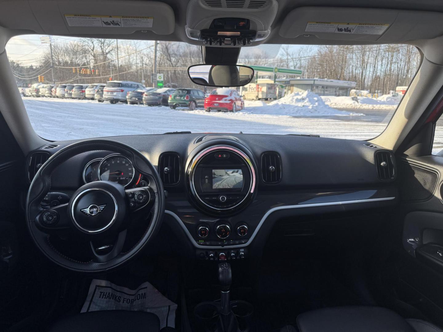 2019 Red /Black Mini Countryman S ALL4 (WMZYT5C57K3) with an 2.0L I4 DOHC 16V Turbo engine, Automatic transmission, located at 11115 Chardon Rd. , Chardon, OH, 44024, (440) 214-9705, 41.580246, -81.241943 - 2019 Mini Cooper Countryman S All 4 – Stylish, Efficient, and Packed with Advanced Safety Features Experience the perfect combination of sporty performance and everyday practicality with this 2019 Mini Cooper Countryman S All 4. Equipped with a lively 2.0L I4 turbocharged engine and an 8-speed - Photo#15