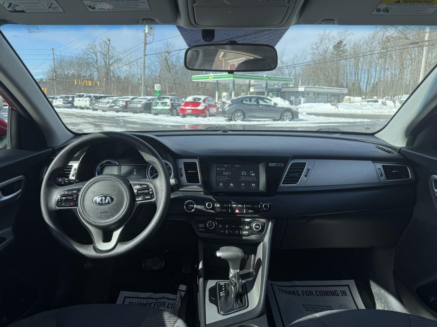 2018 Red /Black Kia Niro LX (KNDCB3LC3J5) with an 1.6L I4 DOHC 16V HYBRID engine, Automatic transmission, located at 11115 Chardon Rd. , Chardon, OH, 44024, (440) 214-9705, 41.580246, -81.241943 - 2018 Kia Niro LX – Hybrid Efficiency, Modern Comfort, and Advanced Technology Save on every drive with this 2018 Kia Niro LX, a hybrid that blends impressive fuel economy with everyday practicality. Powered by a 1.6L I4 engine paired with a 43 HP electric motor and a responsive 6-speed dual-clu - Photo#16