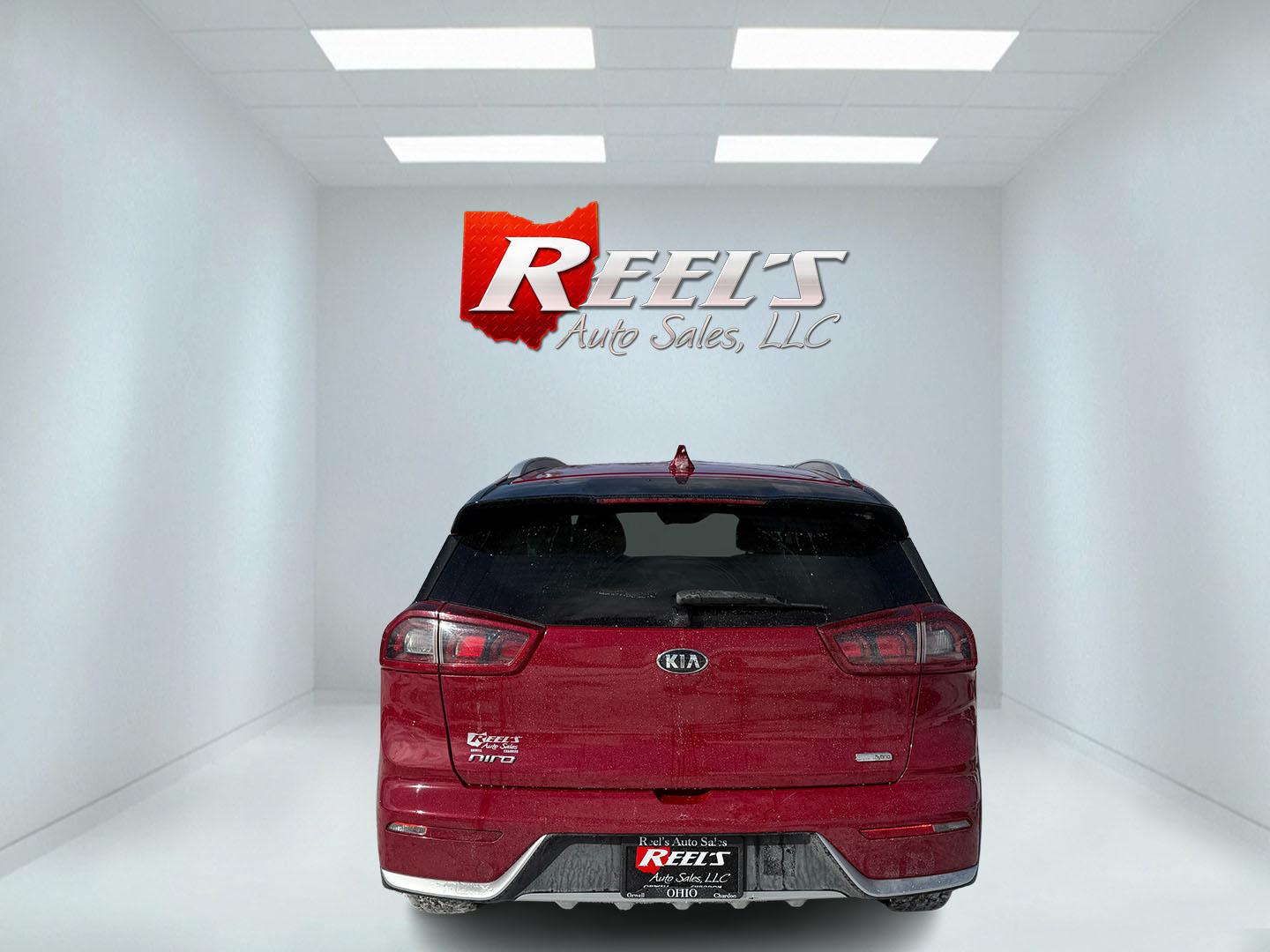 2018 Red /Black Kia Niro LX (KNDCB3LC3J5) with an 1.6L I4 DOHC 16V HYBRID engine, Automatic transmission, located at 11115 Chardon Rd. , Chardon, OH, 44024, (440) 214-9705, 41.580246, -81.241943 - 2018 Kia Niro LX – Hybrid Efficiency, Modern Comfort, and Advanced Technology Save on every drive with this 2018 Kia Niro LX, a hybrid that blends impressive fuel economy with everyday practicality. Powered by a 1.6L I4 engine paired with a 43 HP electric motor and a responsive 6-speed dual-clu - Photo#21