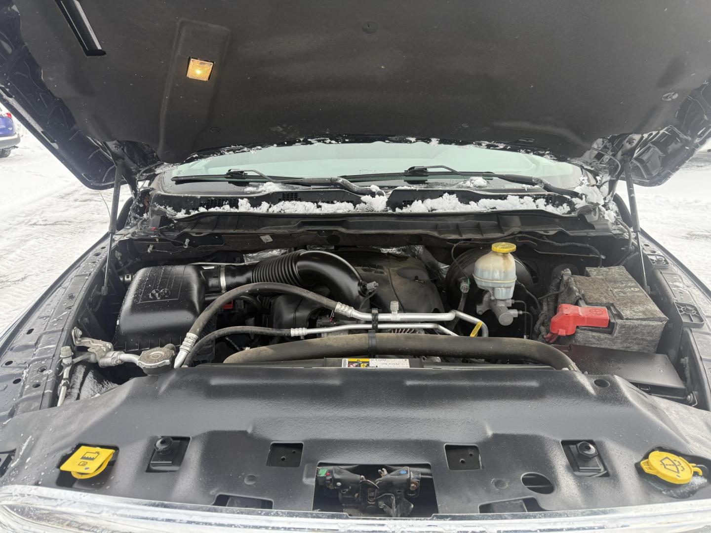 2017 Gray /Gray RAM 1500 Big Horn Crew Cab SWB 4WD (3C6RR7LT8HG) with an 5.7L V8 OHV 16V engine, Automatic transmission, located at 11115 Chardon Rd. , Chardon, OH, 44024, (440) 214-9705, 41.580246, -81.241943 - Photo#7