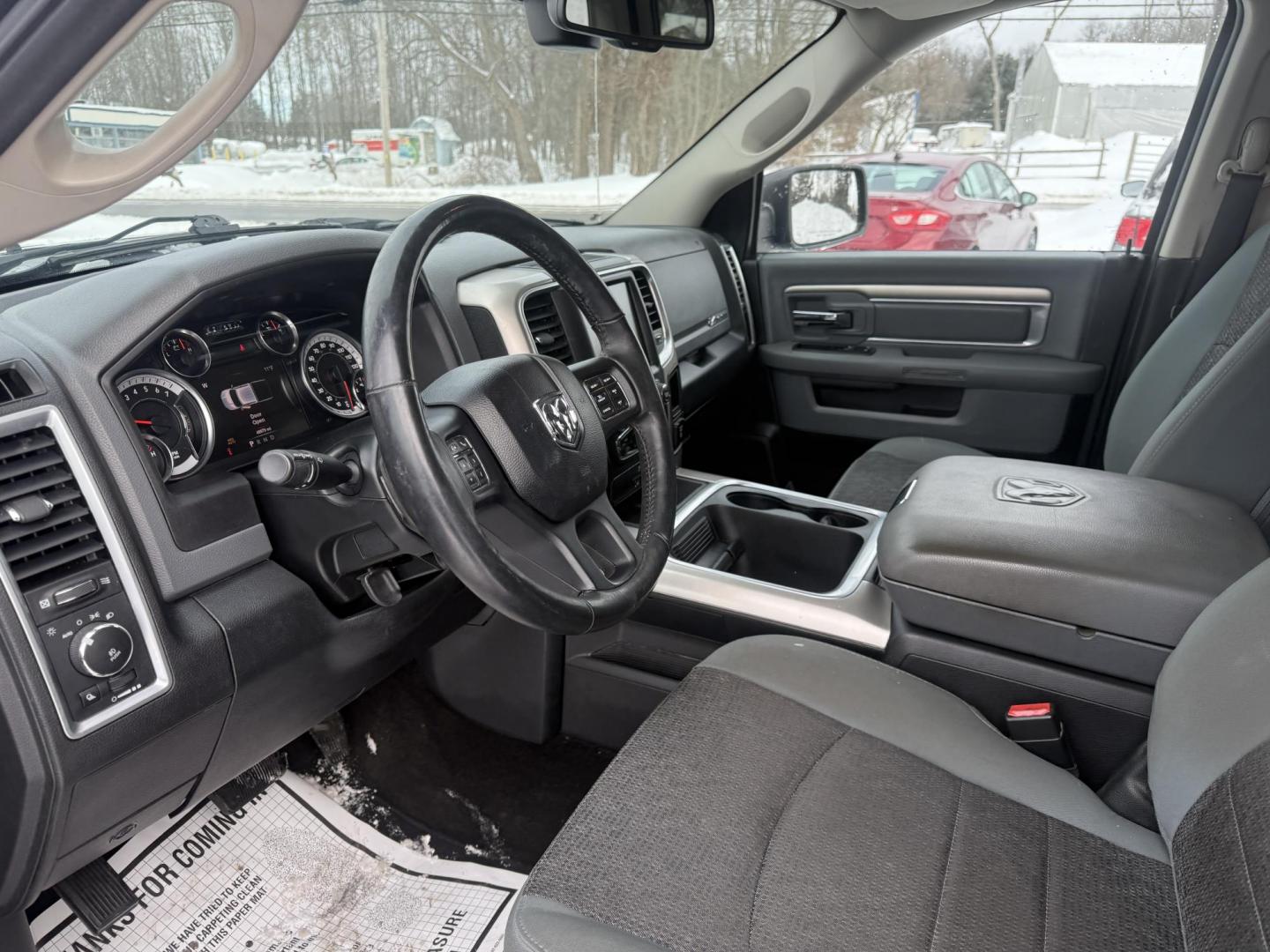 2017 Gray /Gray RAM 1500 Big Horn Crew Cab SWB 4WD (3C6RR7LT8HG) with an 5.7L V8 OHV 16V engine, Automatic transmission, located at 11115 Chardon Rd. , Chardon, OH, 44024, (440) 214-9705, 41.580246, -81.241943 - Photo#8