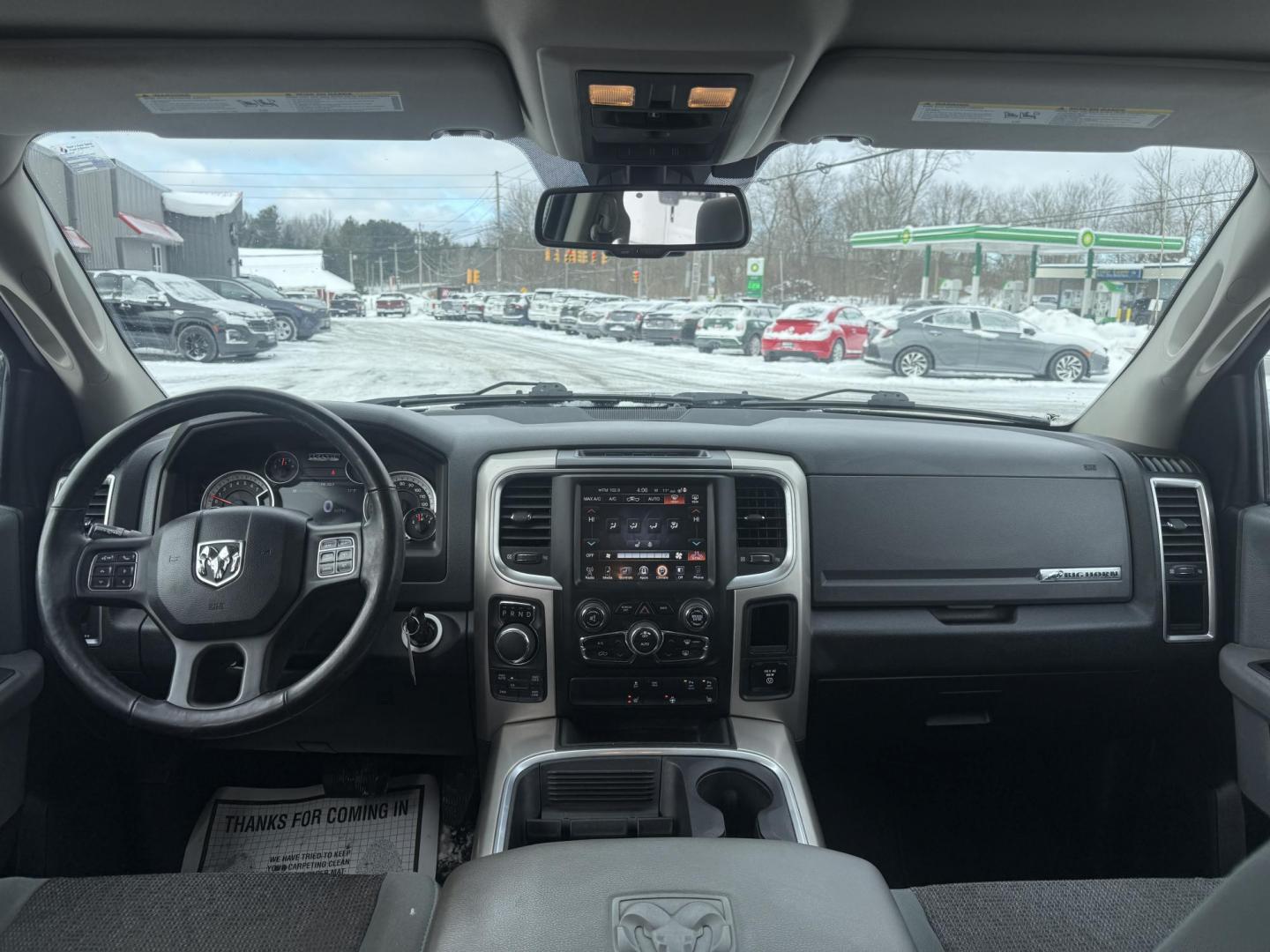 2017 Gray /Gray RAM 1500 Big Horn Crew Cab SWB 4WD (3C6RR7LT8HG) with an 5.7L V8 OHV 16V engine, Automatic transmission, located at 11115 Chardon Rd. , Chardon, OH, 44024, (440) 214-9705, 41.580246, -81.241943 - Photo#20