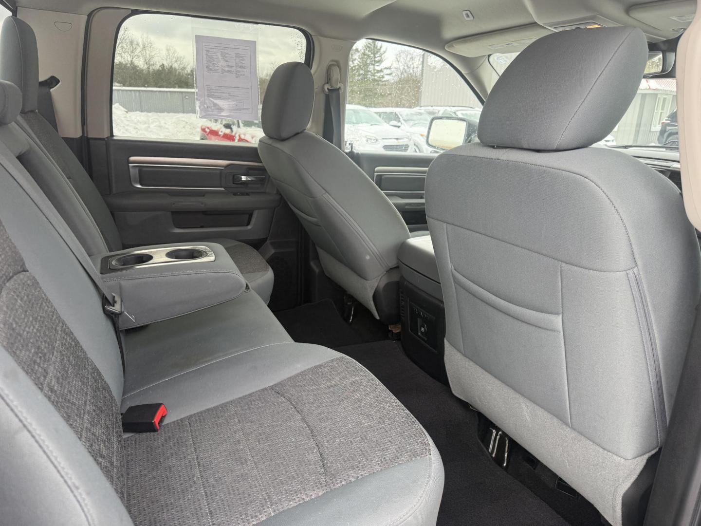 2017 Gray /Gray RAM 1500 Big Horn Crew Cab SWB 4WD (3C6RR7LT8HG) with an 5.7L V8 OHV 16V engine, Automatic transmission, located at 11115 Chardon Rd. , Chardon, OH, 44024, (440) 214-9705, 41.580246, -81.241943 - Photo#39